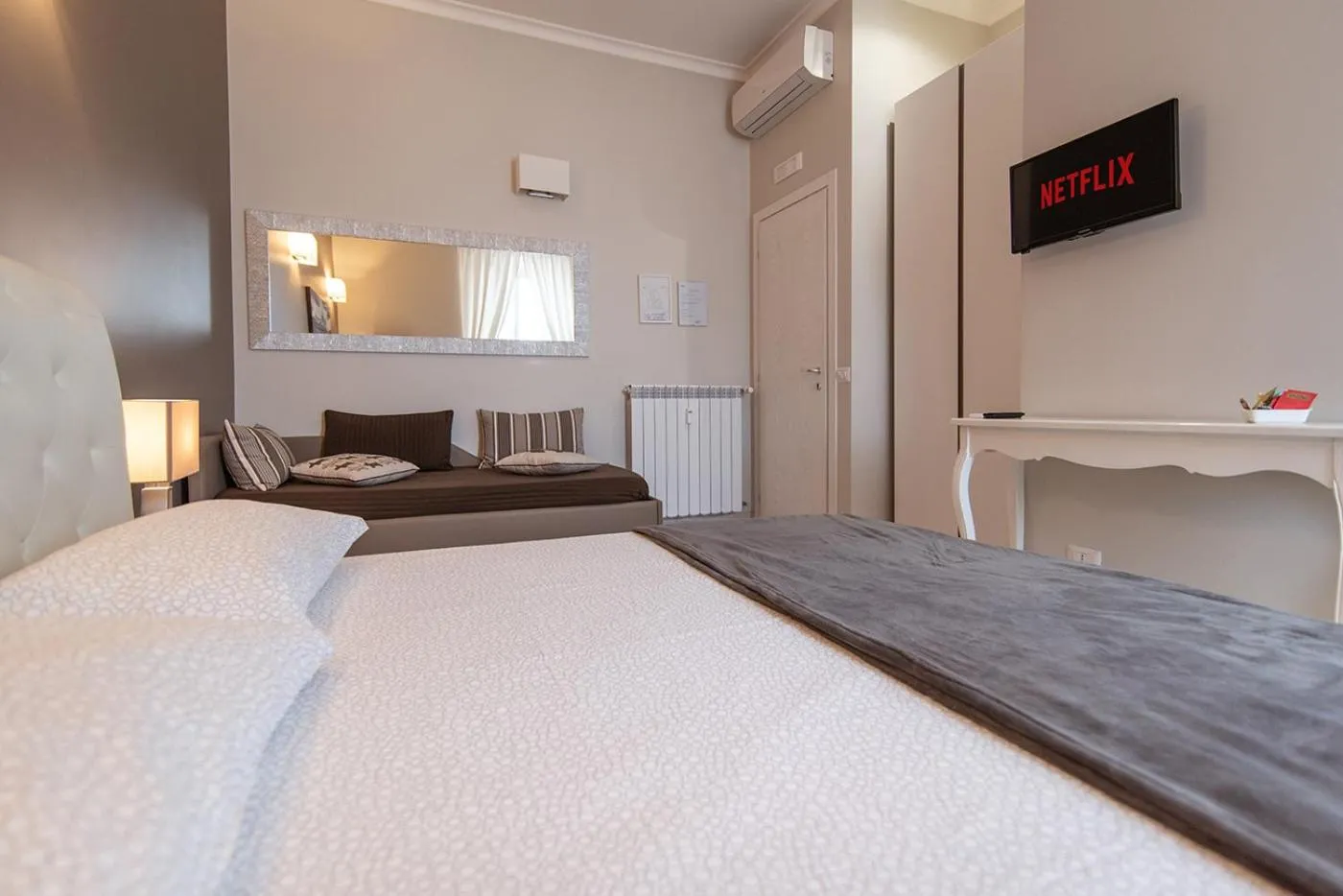 Bed in Central Vatican Rooms