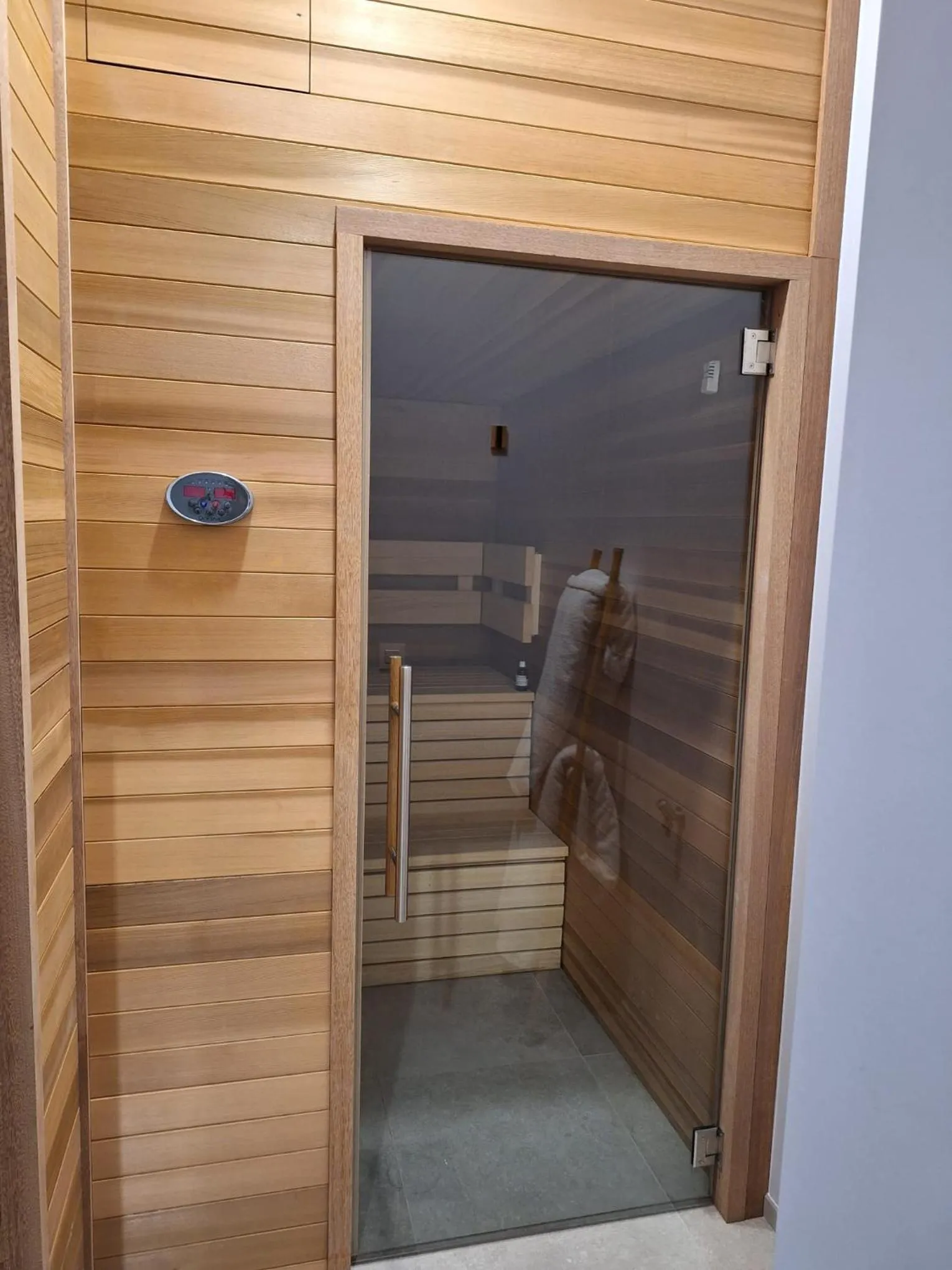 Sauna in Hotel-Restaurant Bonhomme