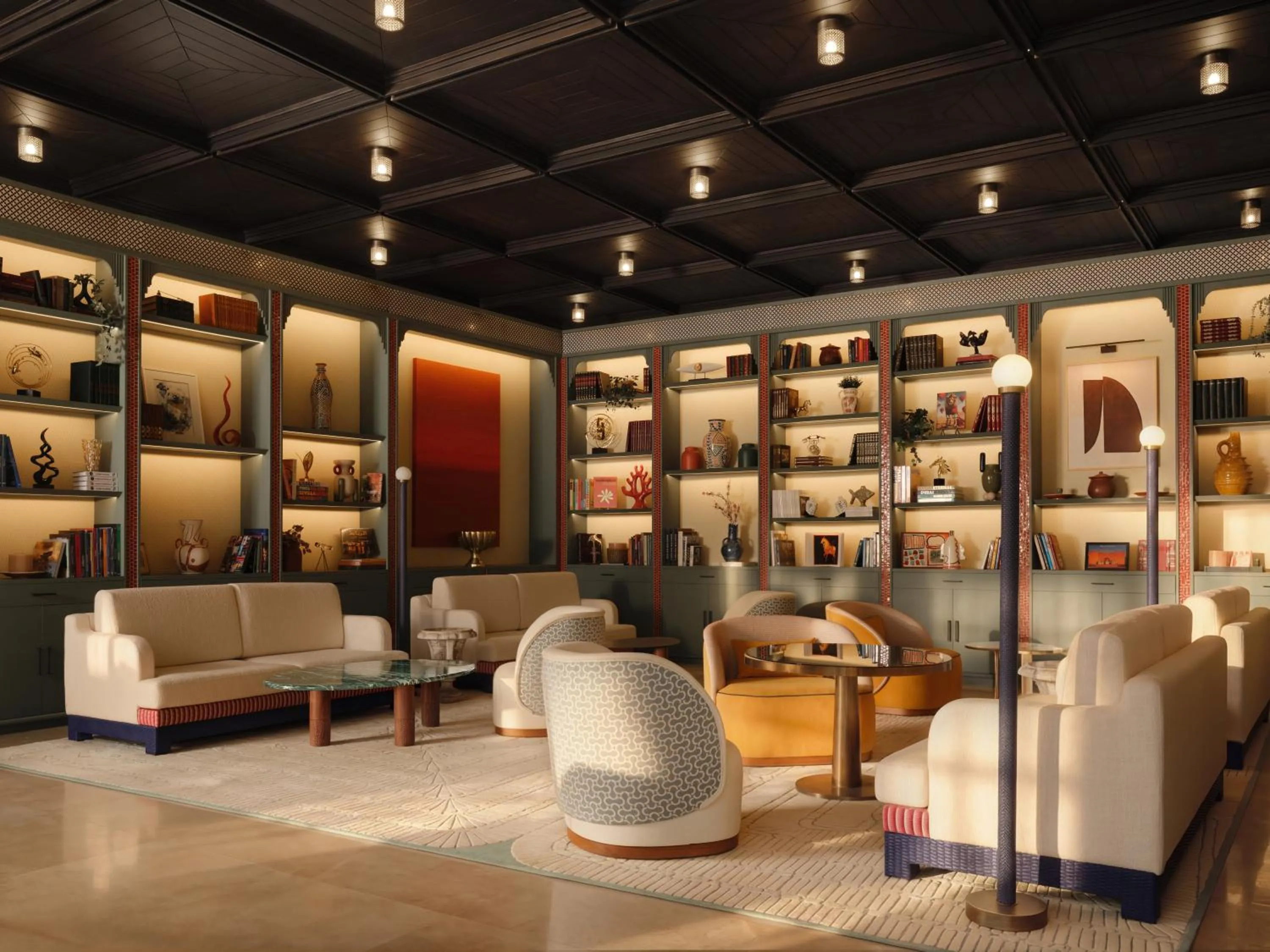 Living room in The View Rabat