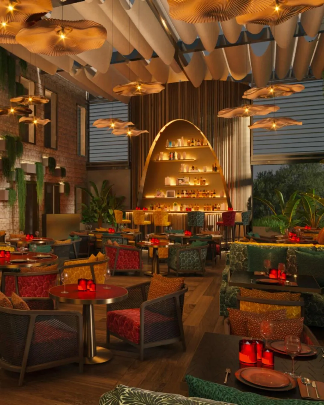 Lounge or bar in The View Rabat