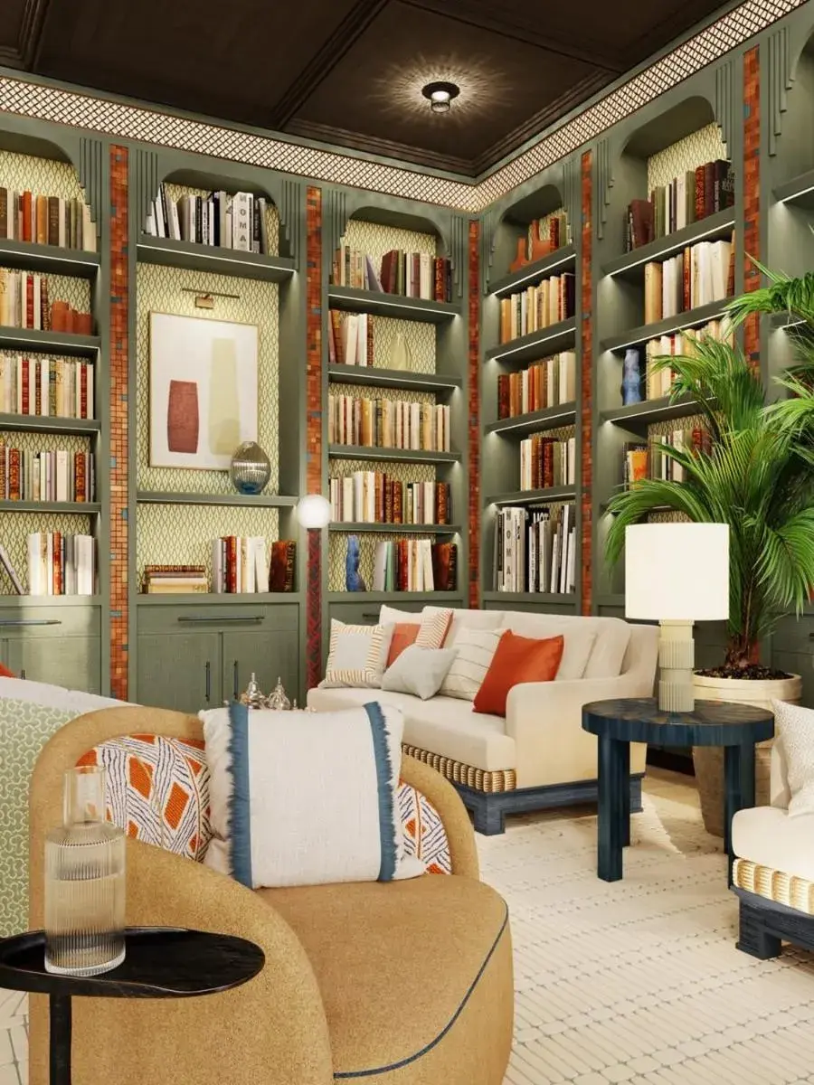 Seating area in The View Rabat Seating area in The View Rabat