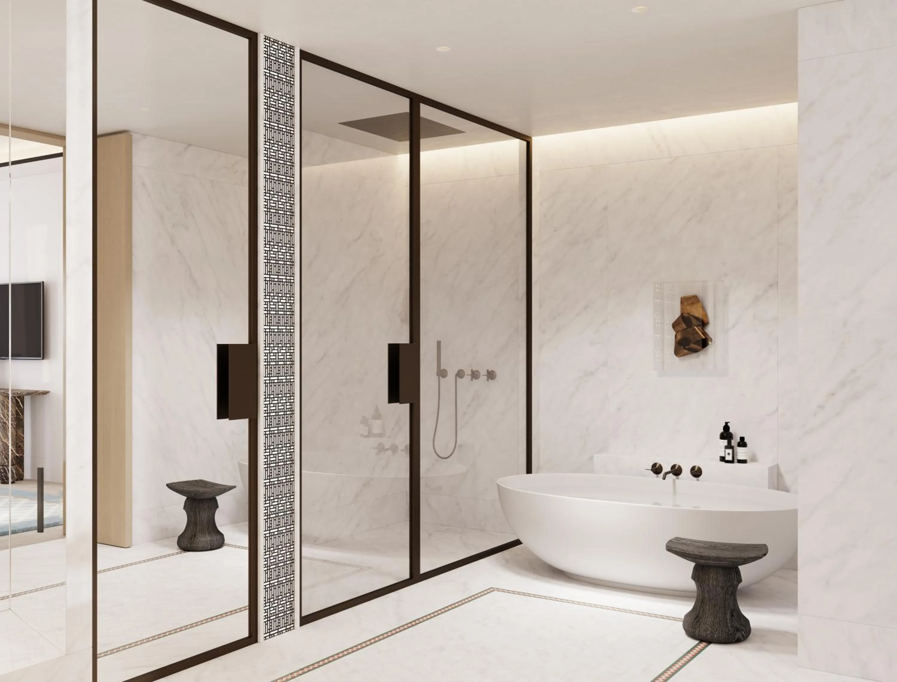 Shower in The View Rabat