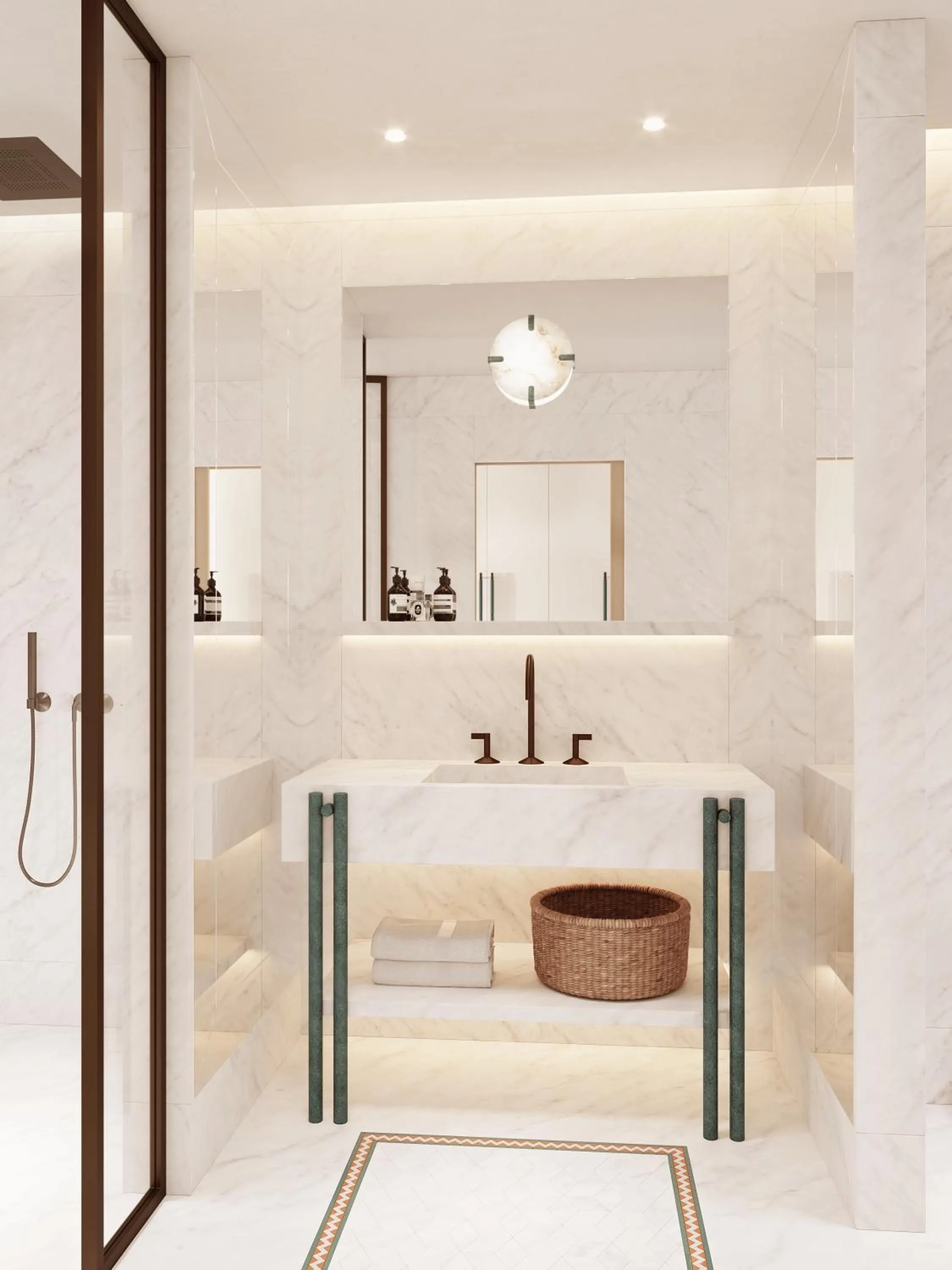 Bathroom in The View Rabat