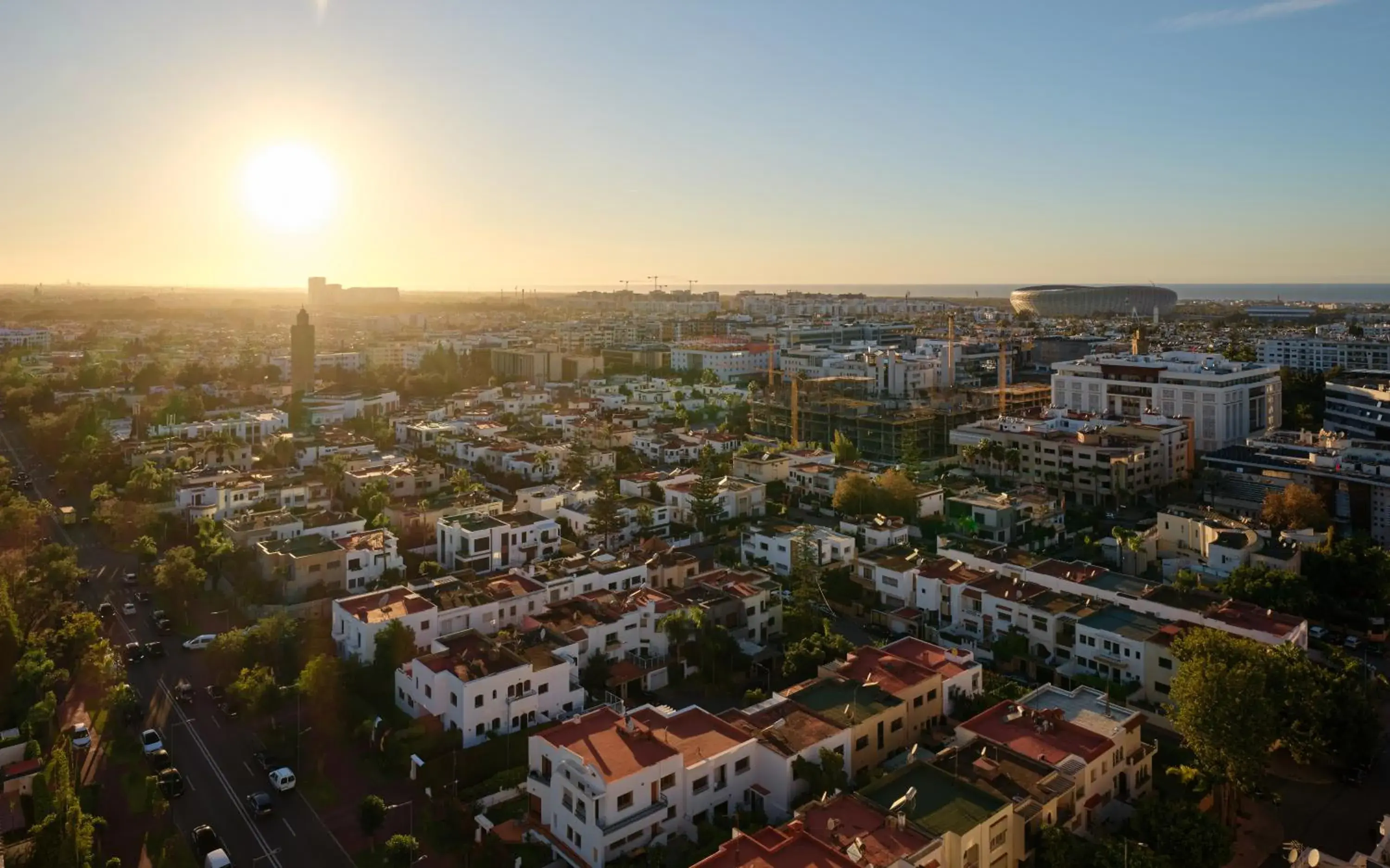Bird's eye view in The View Rabat Bird's eye view in The View Rabat