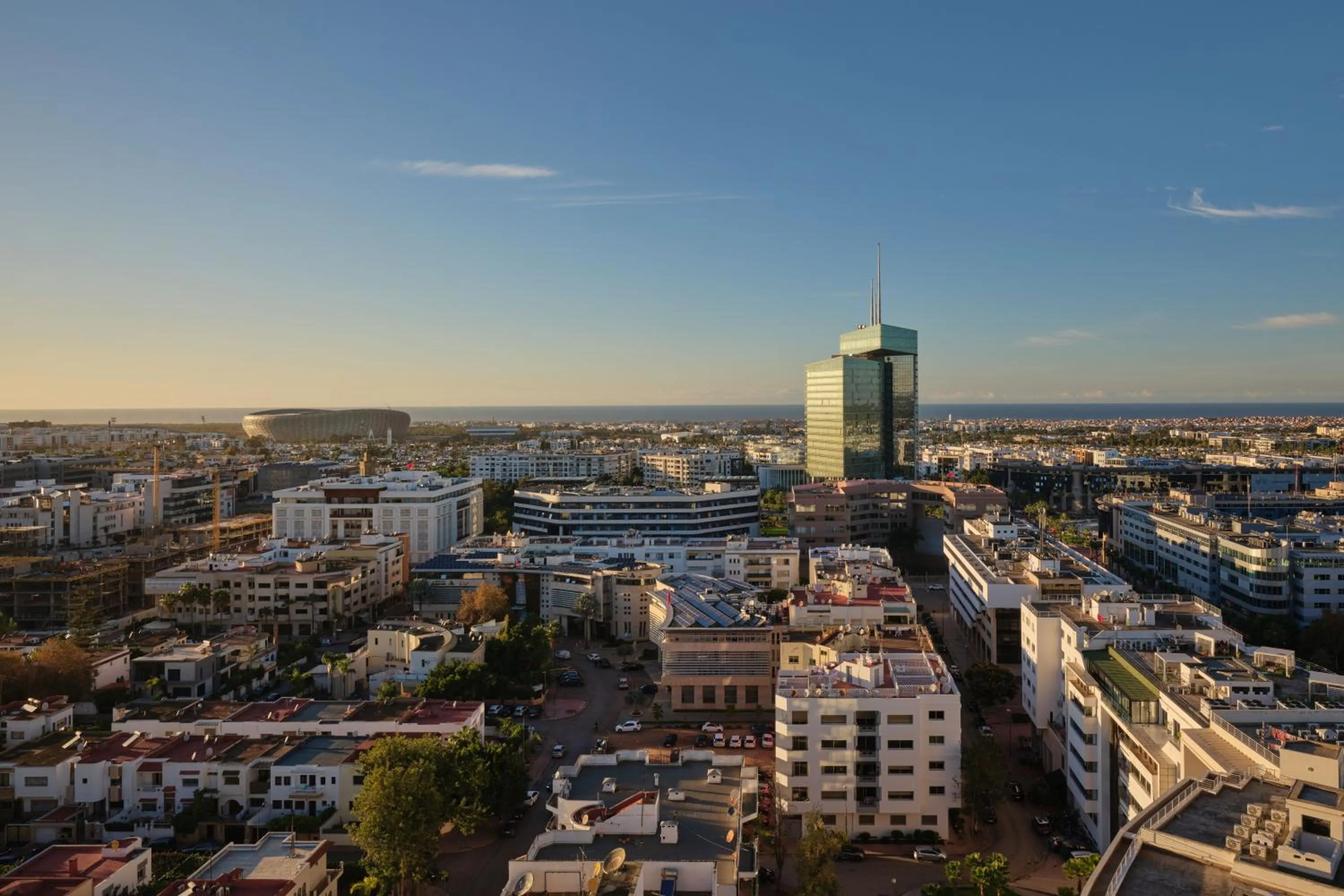 Bird's eye view in The View Rabat