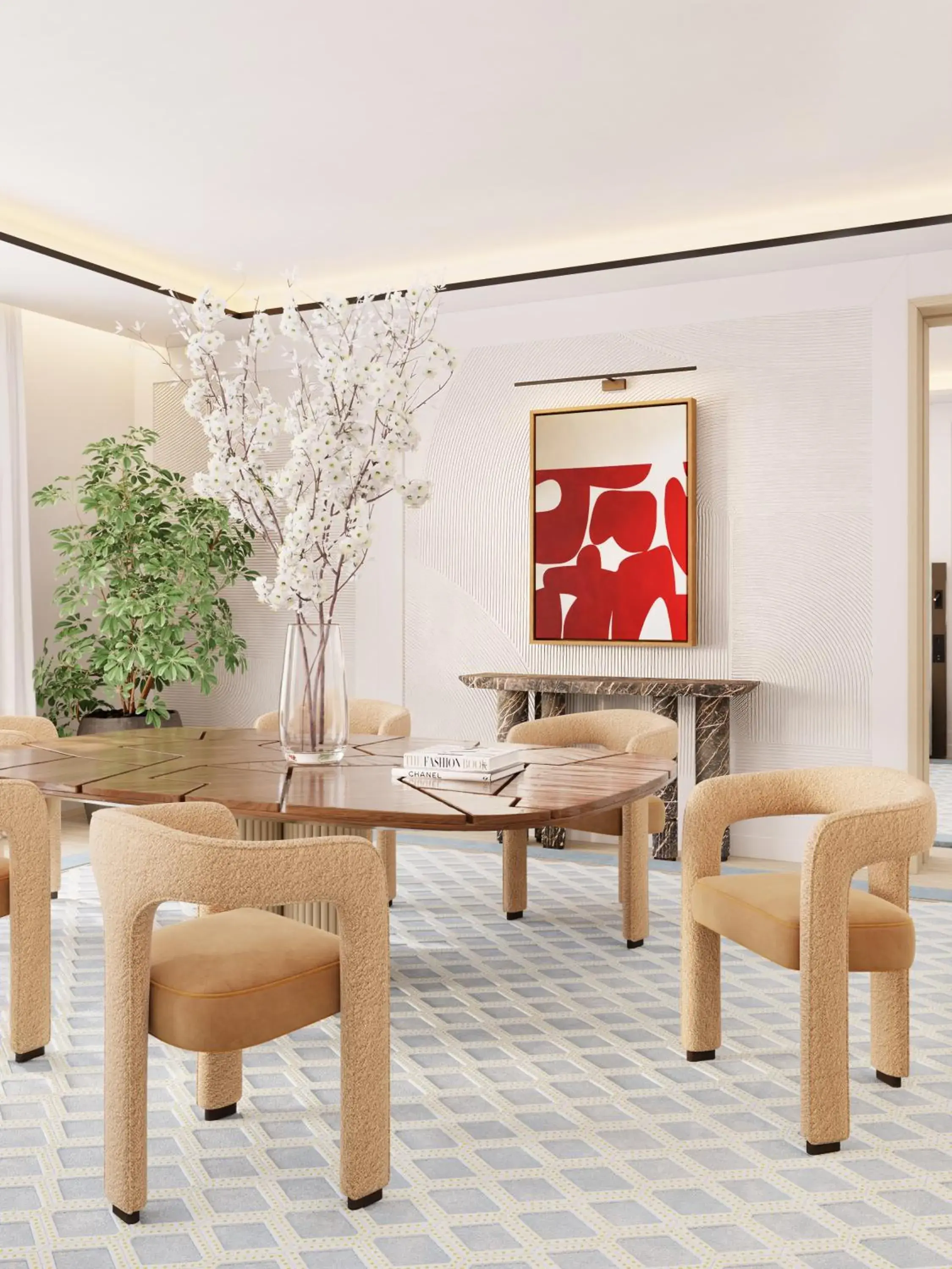 Dining area in The View Rabat Dining area in The View Rabat