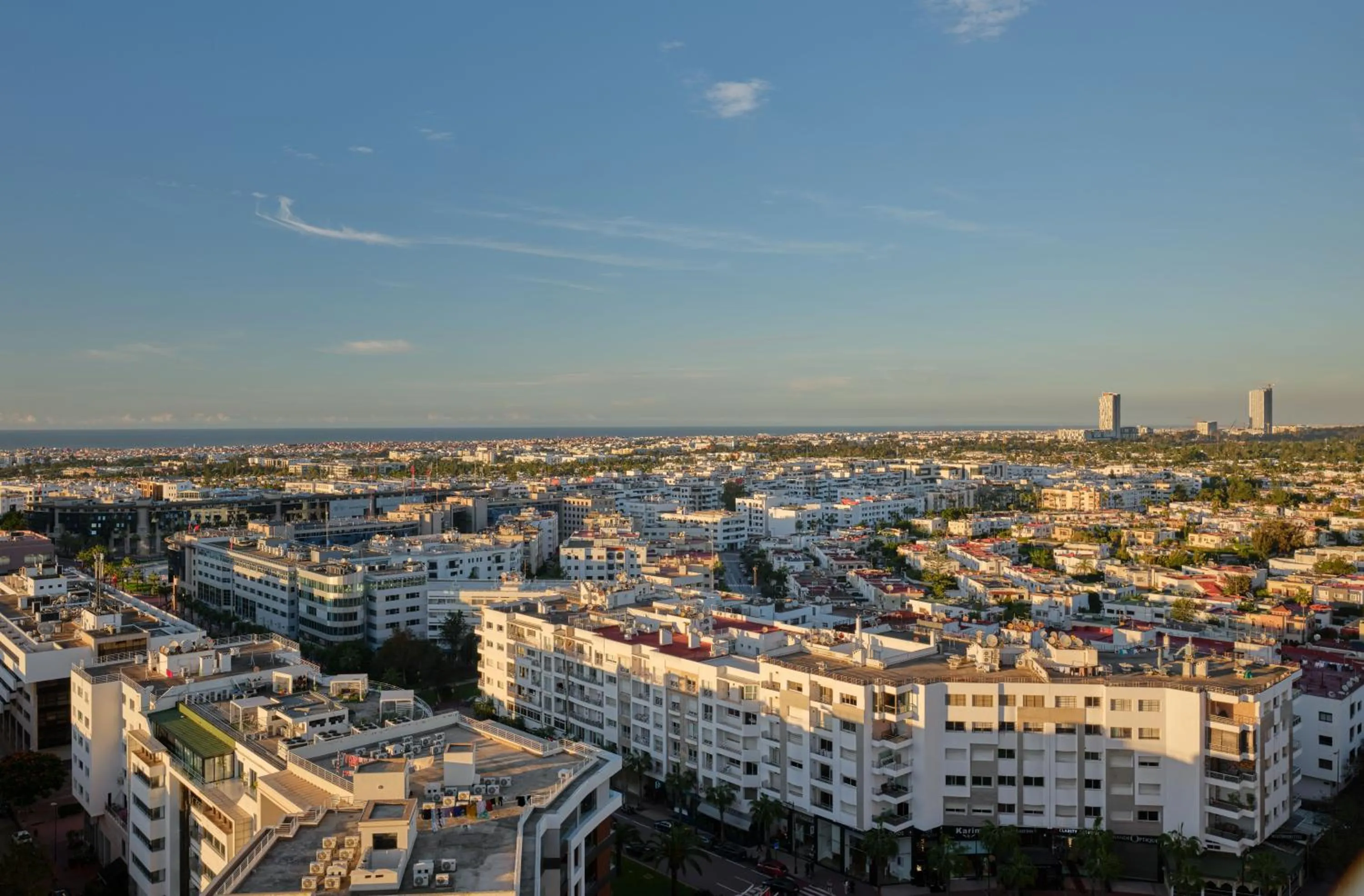 Bird's eye view in The View Rabat