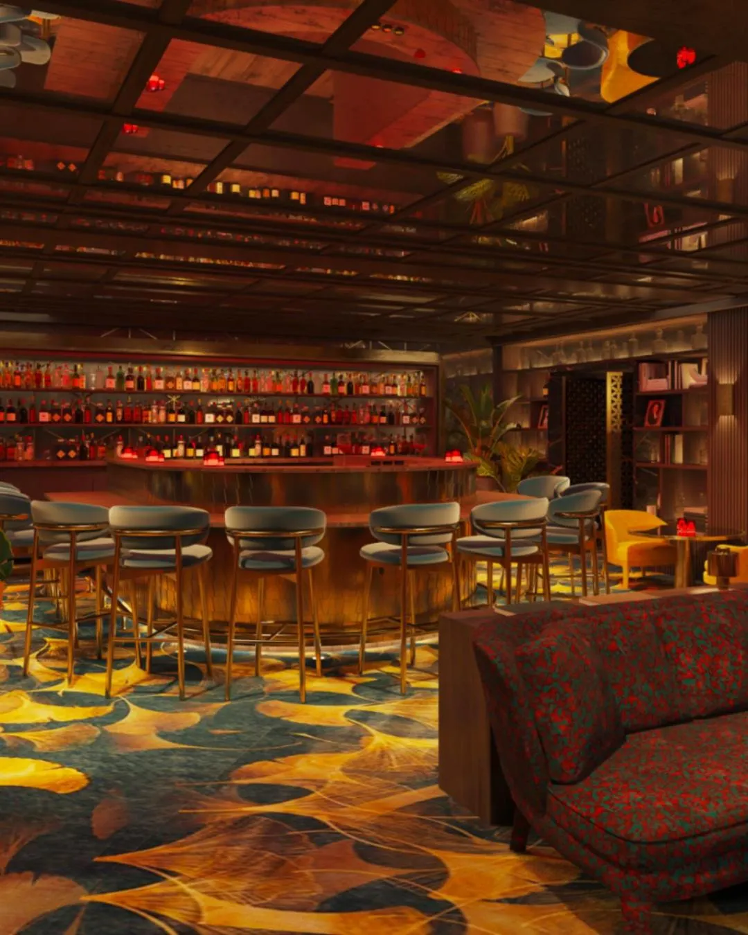 Lounge or bar in The View Rabat