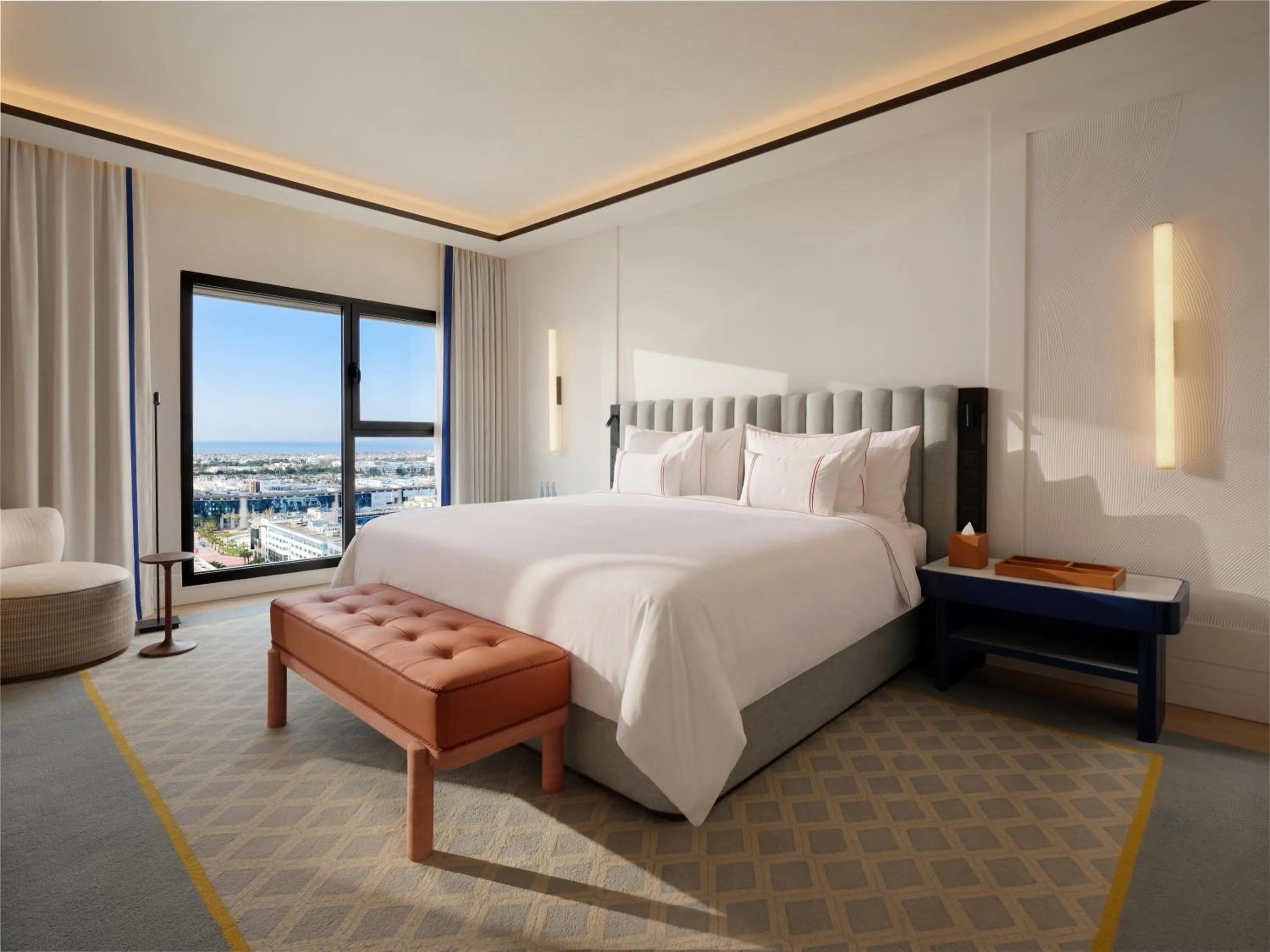 Bedroom, Bed in The View Rabat