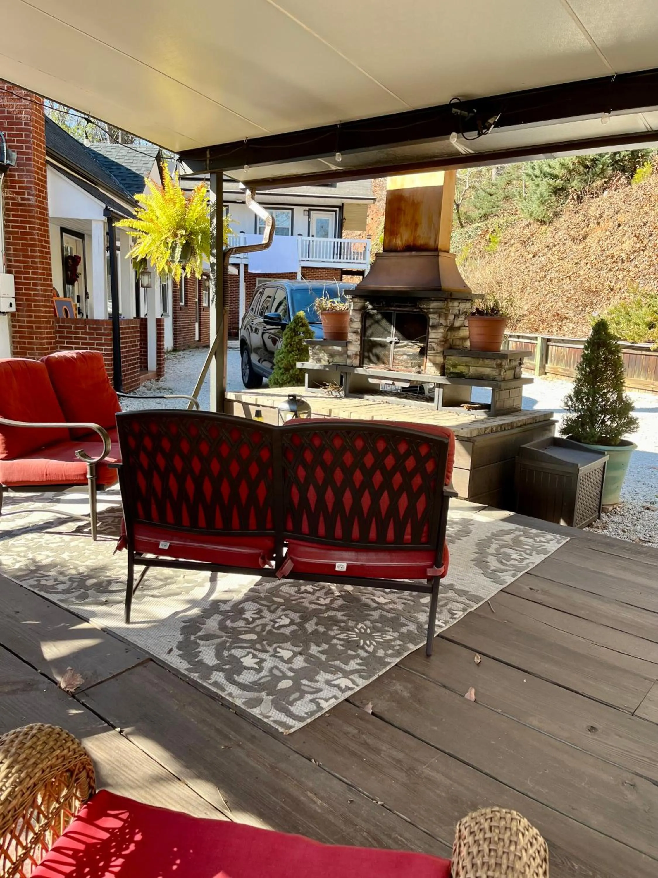 Patio in Grafton Lodge