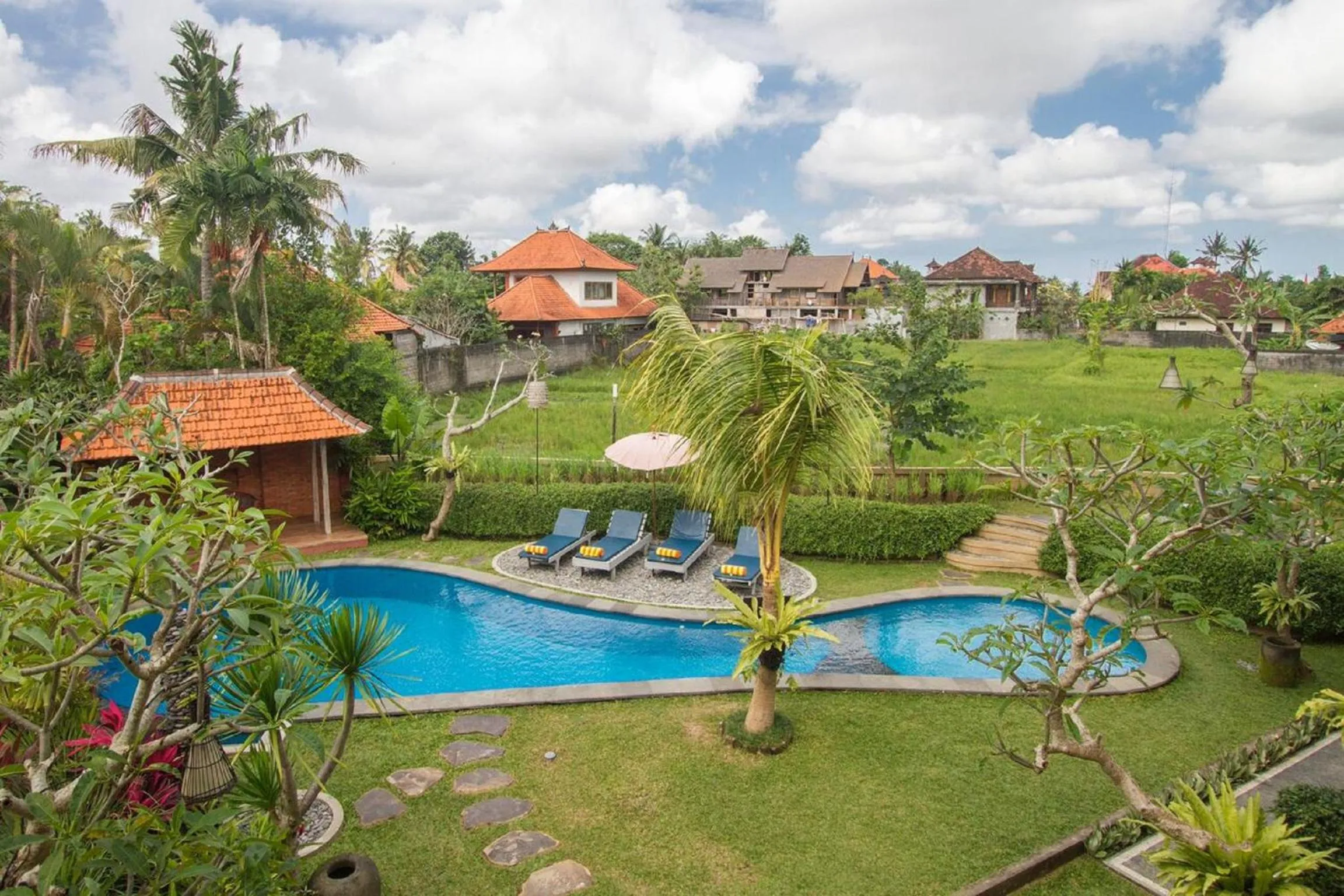 Pool view in Pondok Massas Ubud