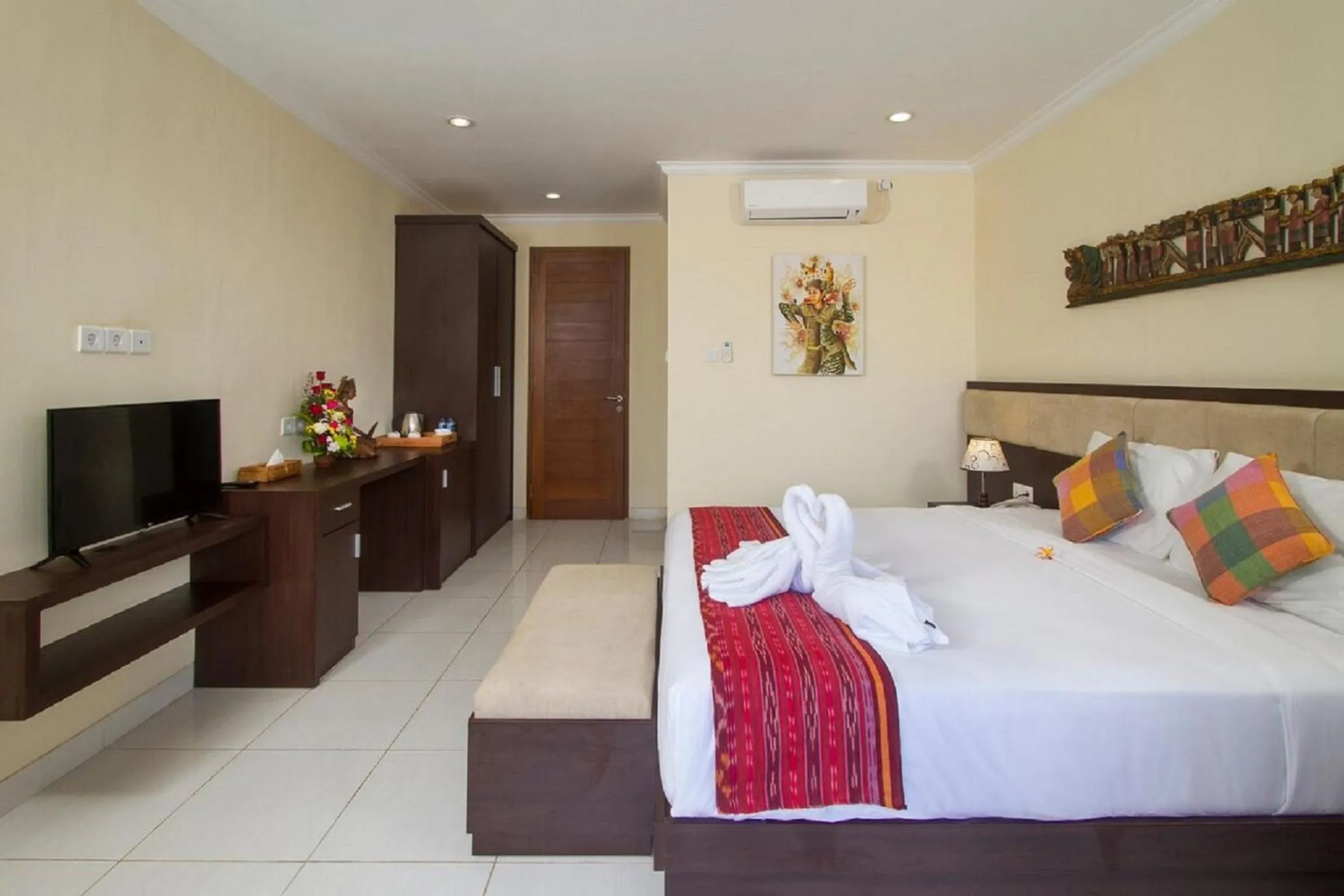 TV and multimedia, Bed in Pondok Massas Ubud