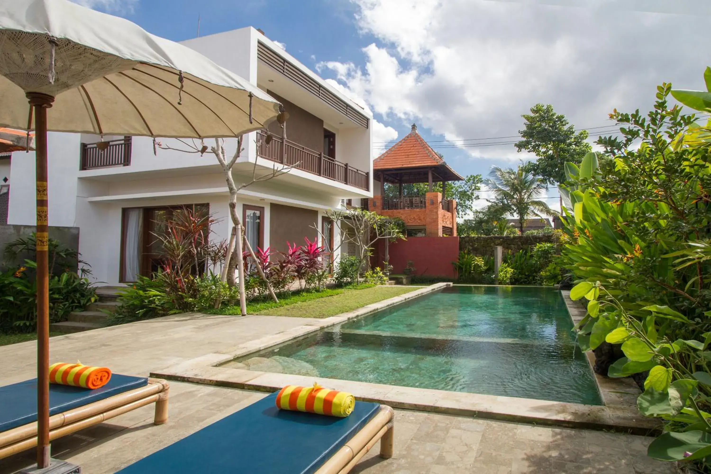 Pool view in Pondok Massas Ubud Pool view in Pondok Massas Ubud