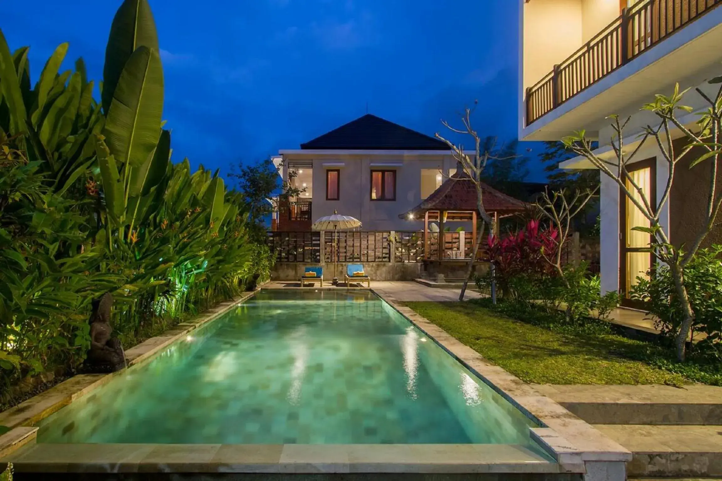 Pool view in Pondok Massas Ubud Pool view in Pondok Massas Ubud