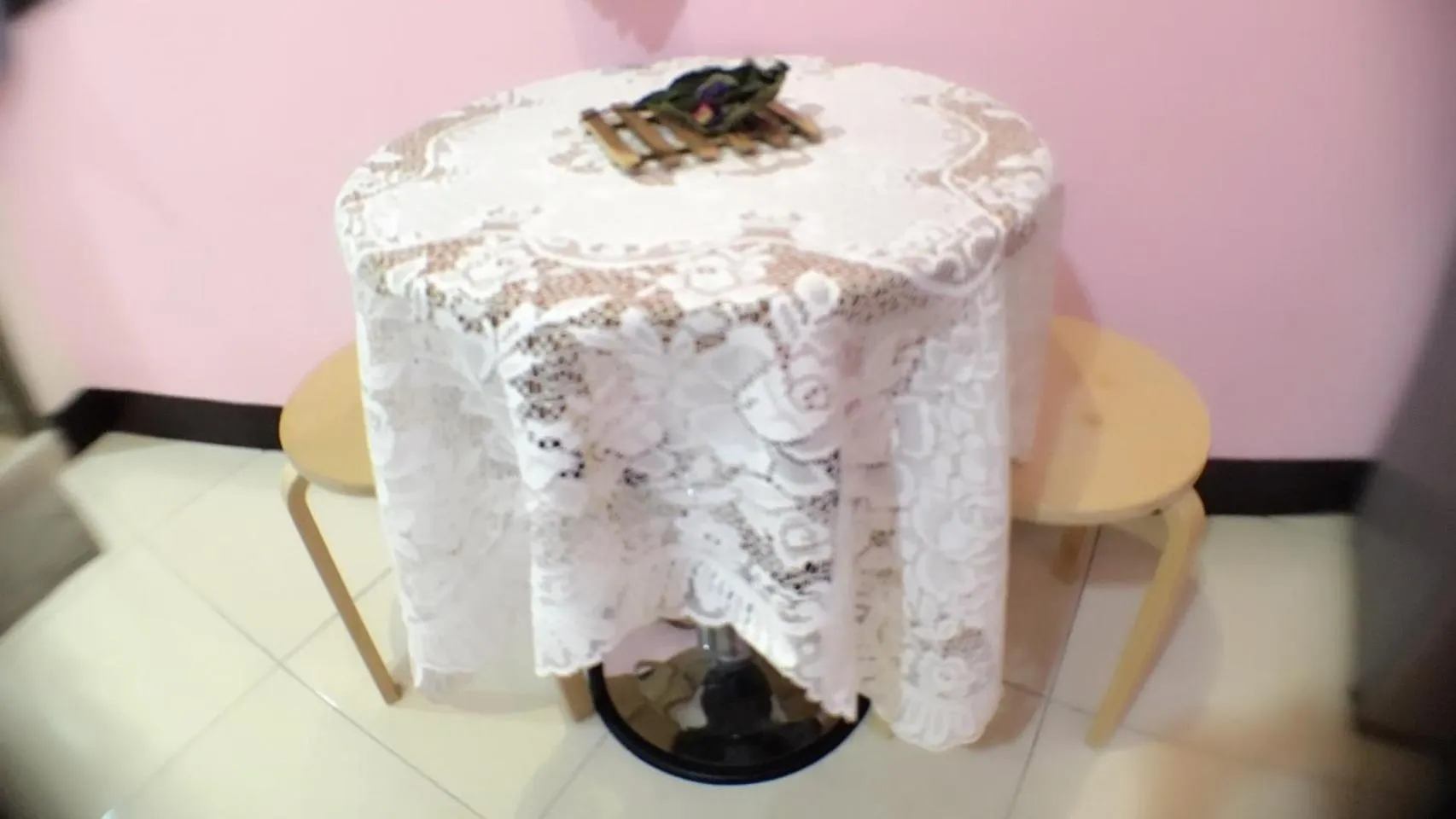 Seating area in HFun Hotel