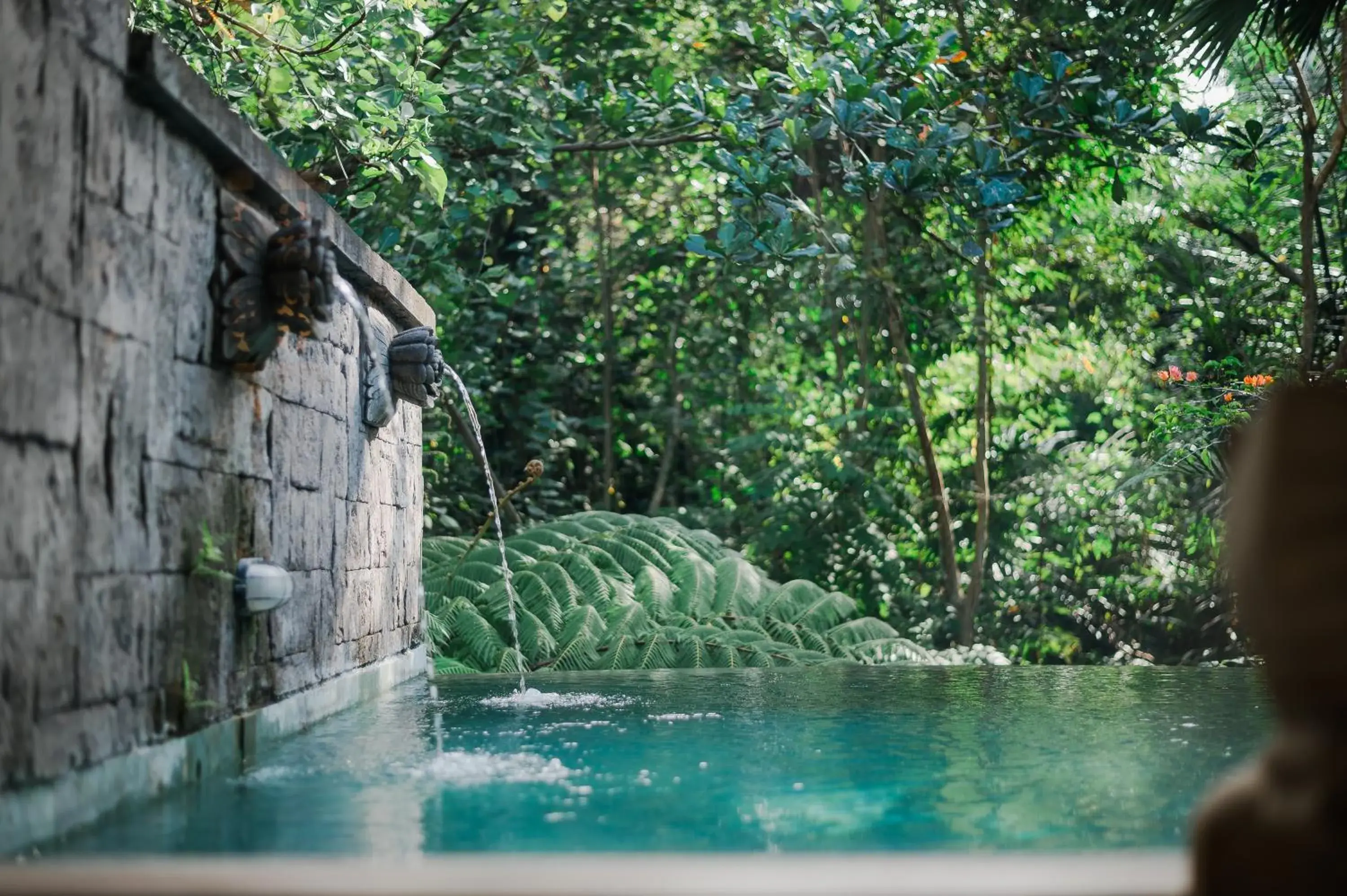 Swimming pool in The Udaya Resorts and Spa Swimming pool in The Udaya Resorts and Spa