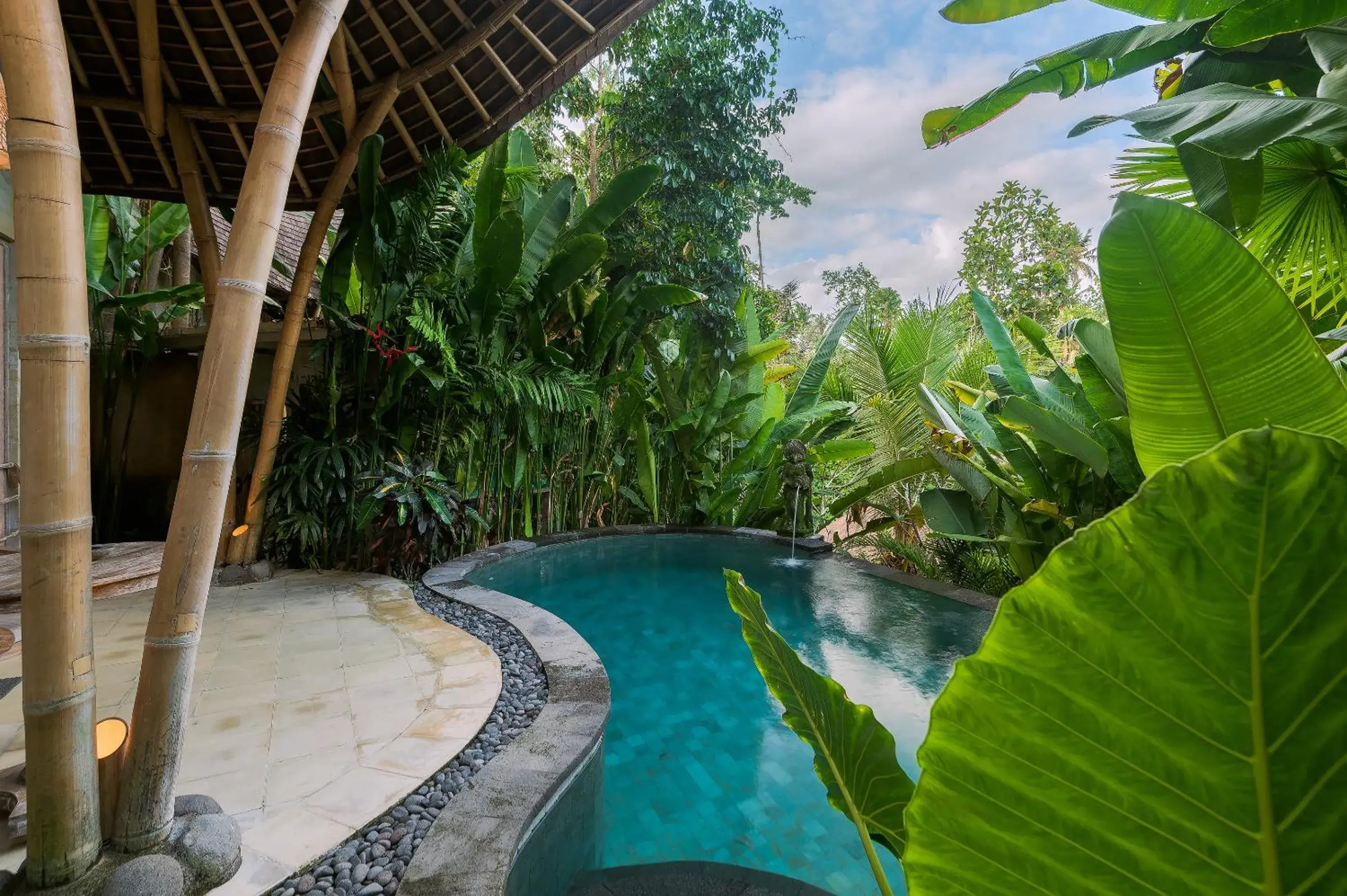 Pool view in The Udaya Resorts and Spa Pool view in The Udaya Resorts and Spa