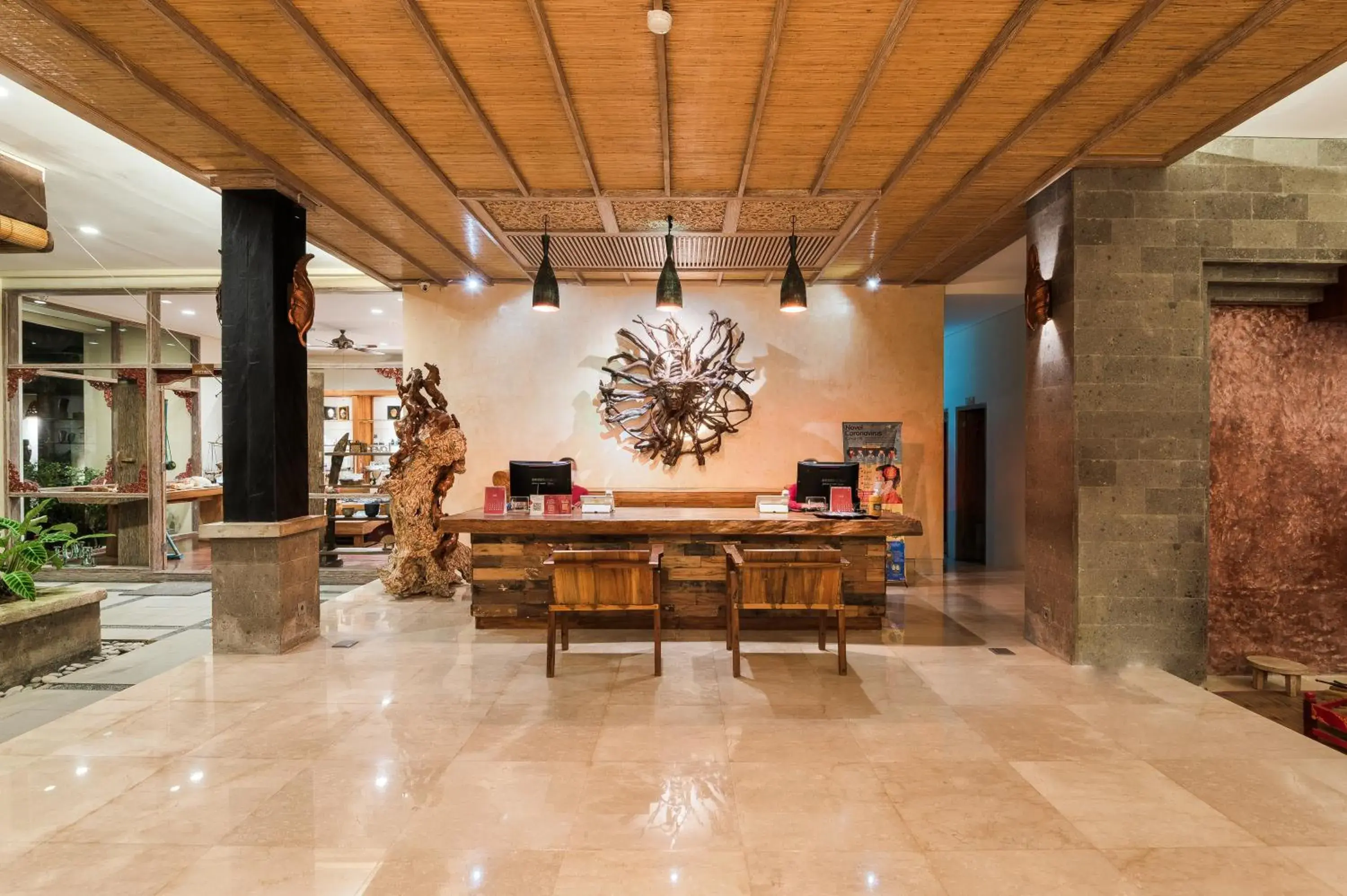 Lobby or reception in The Udaya Resorts and Spa Lobby or reception in The Udaya Resorts and Spa