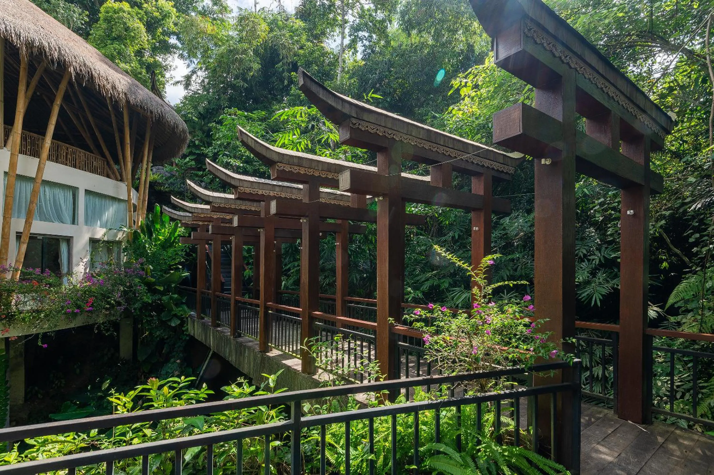 Garden view in The Udaya Resorts and Spa