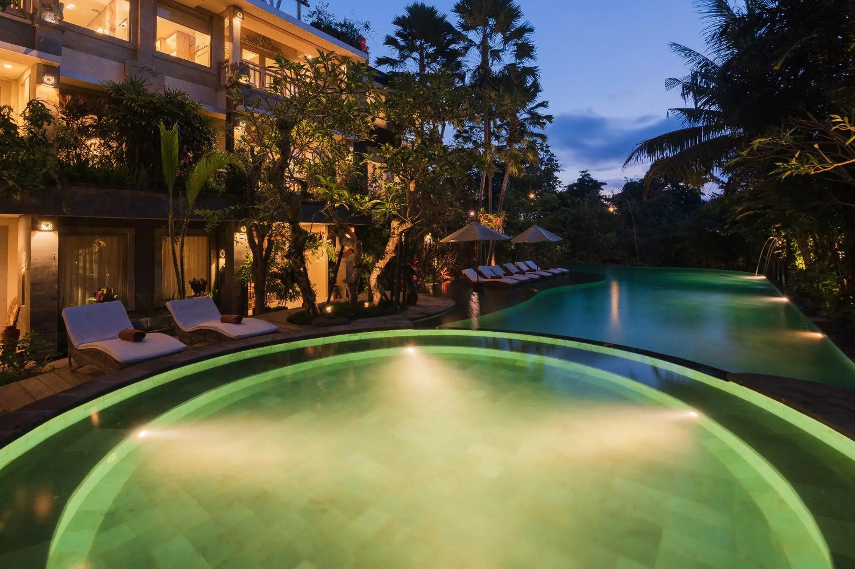 Pool view in The Udaya Resorts and Spa Pool view in The Udaya Resorts and Spa