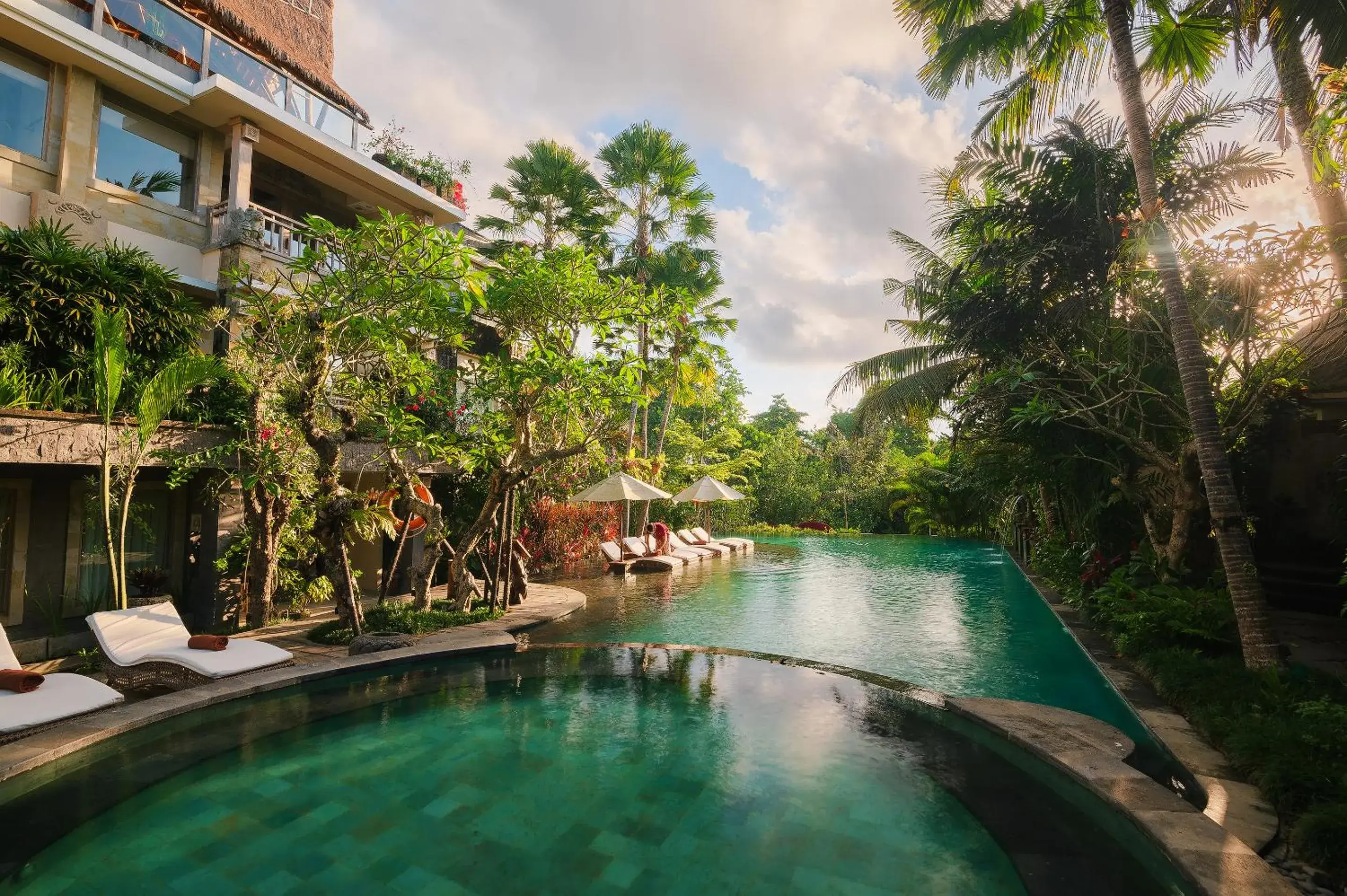 Pool view in The Udaya Resorts and Spa Pool view in The Udaya Resorts and Spa