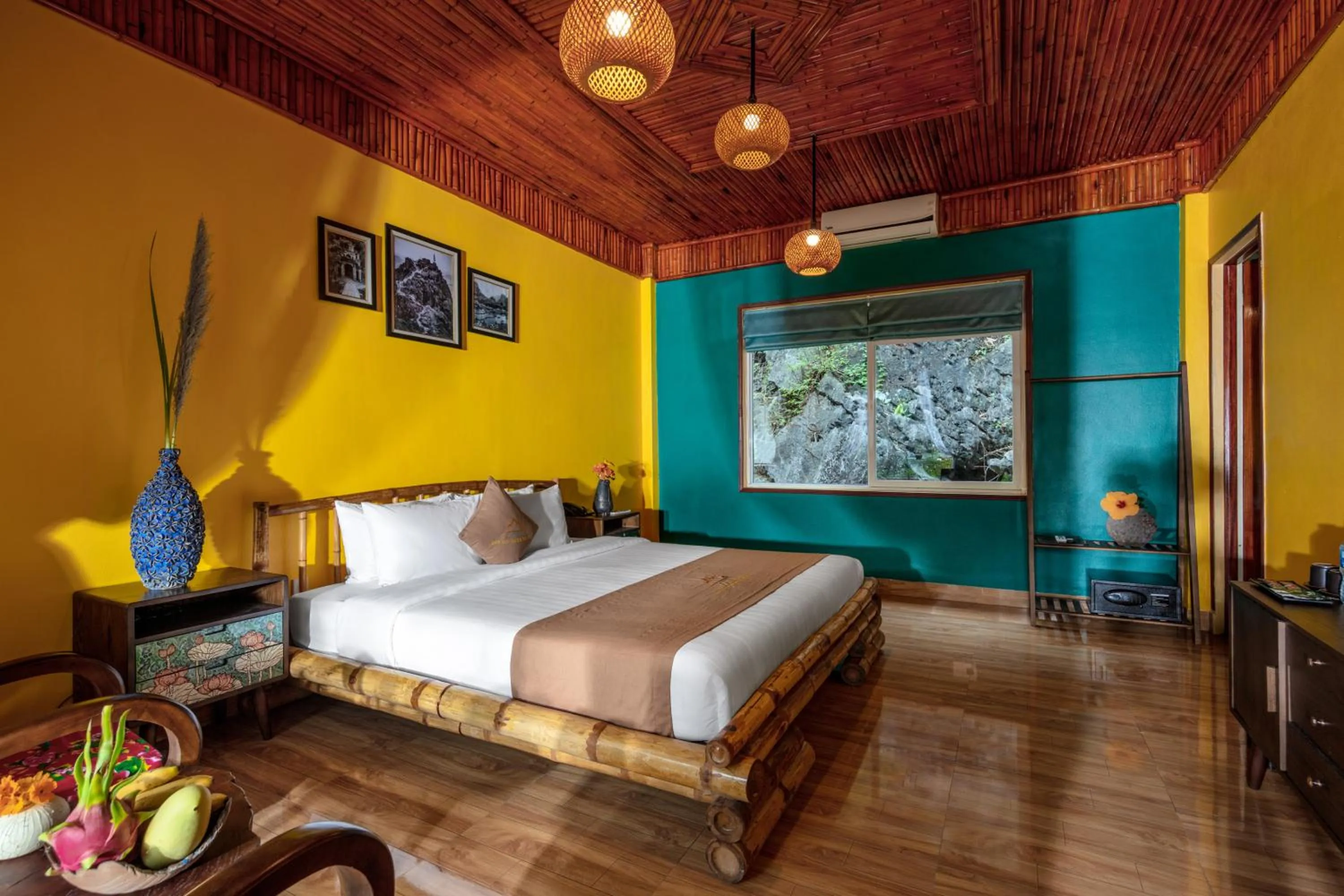 Photo of the whole room, Bed in An's Eco Garden Resort