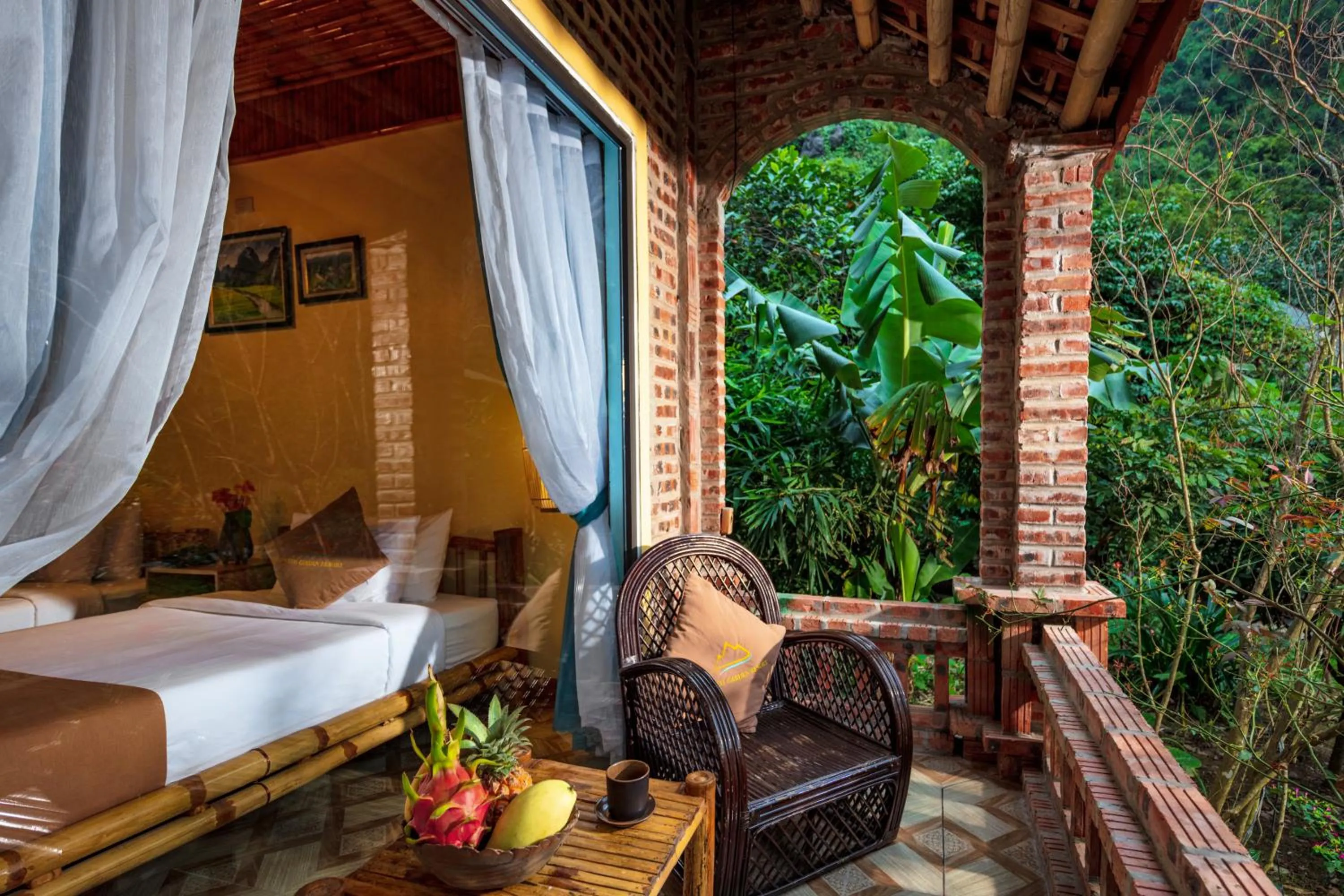 Balcony/Terrace in An's Eco Garden Resort