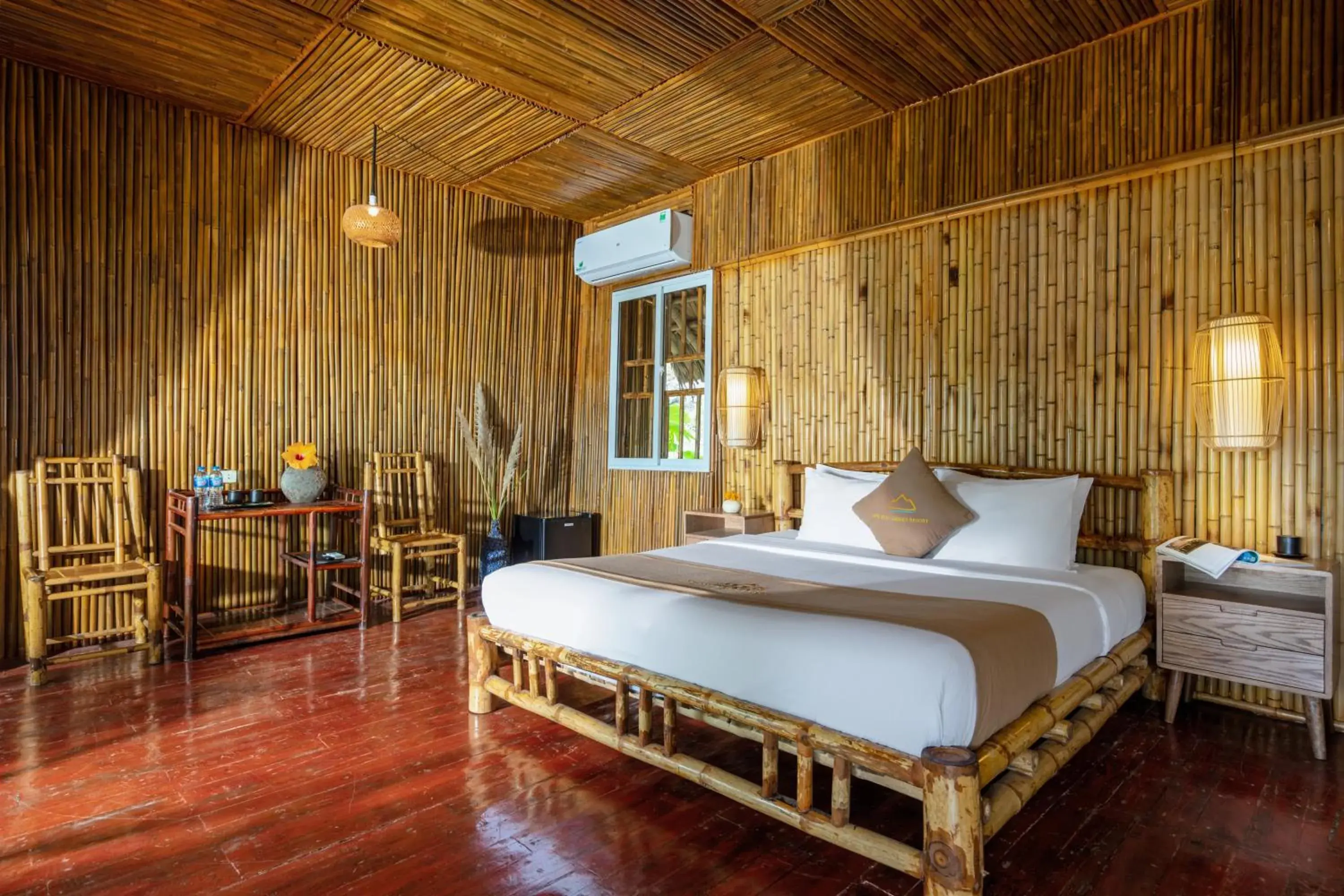 Bed in An's Eco Garden Resort Bed in An's Eco Garden Resort