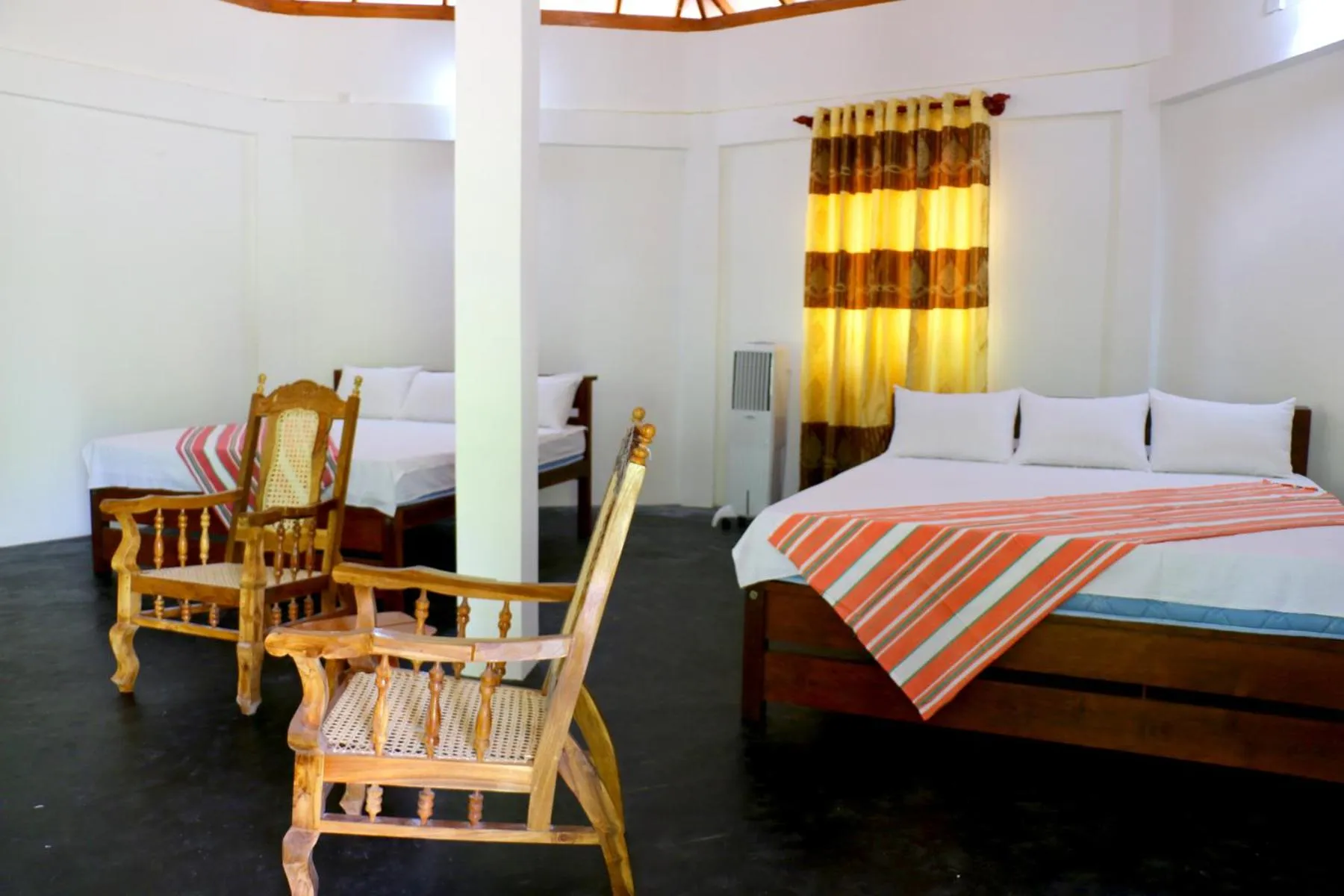 Bedroom, Bed in Lavish Eco Jungle