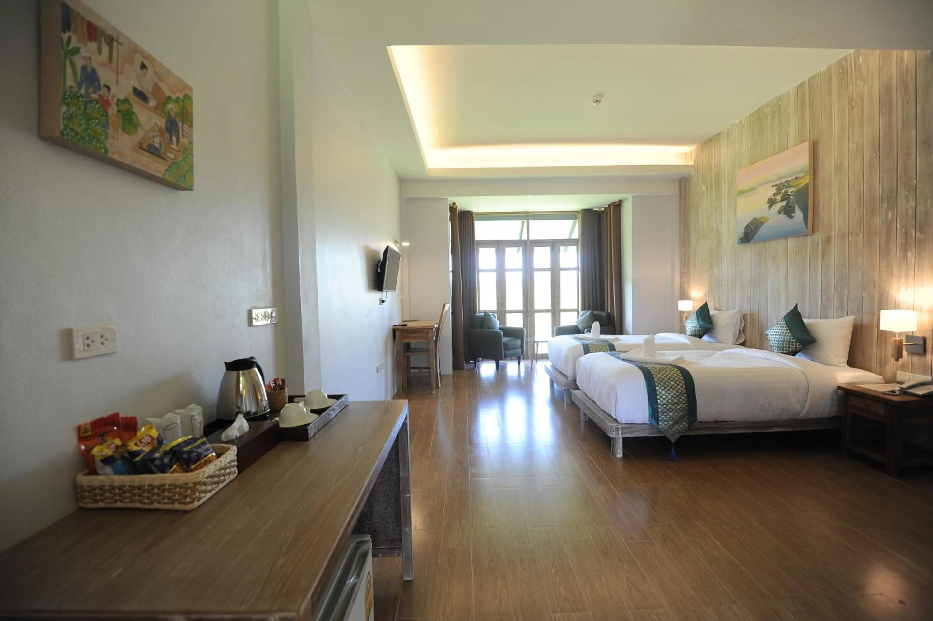 Photo of the whole room, Bed in NanSripanna resort