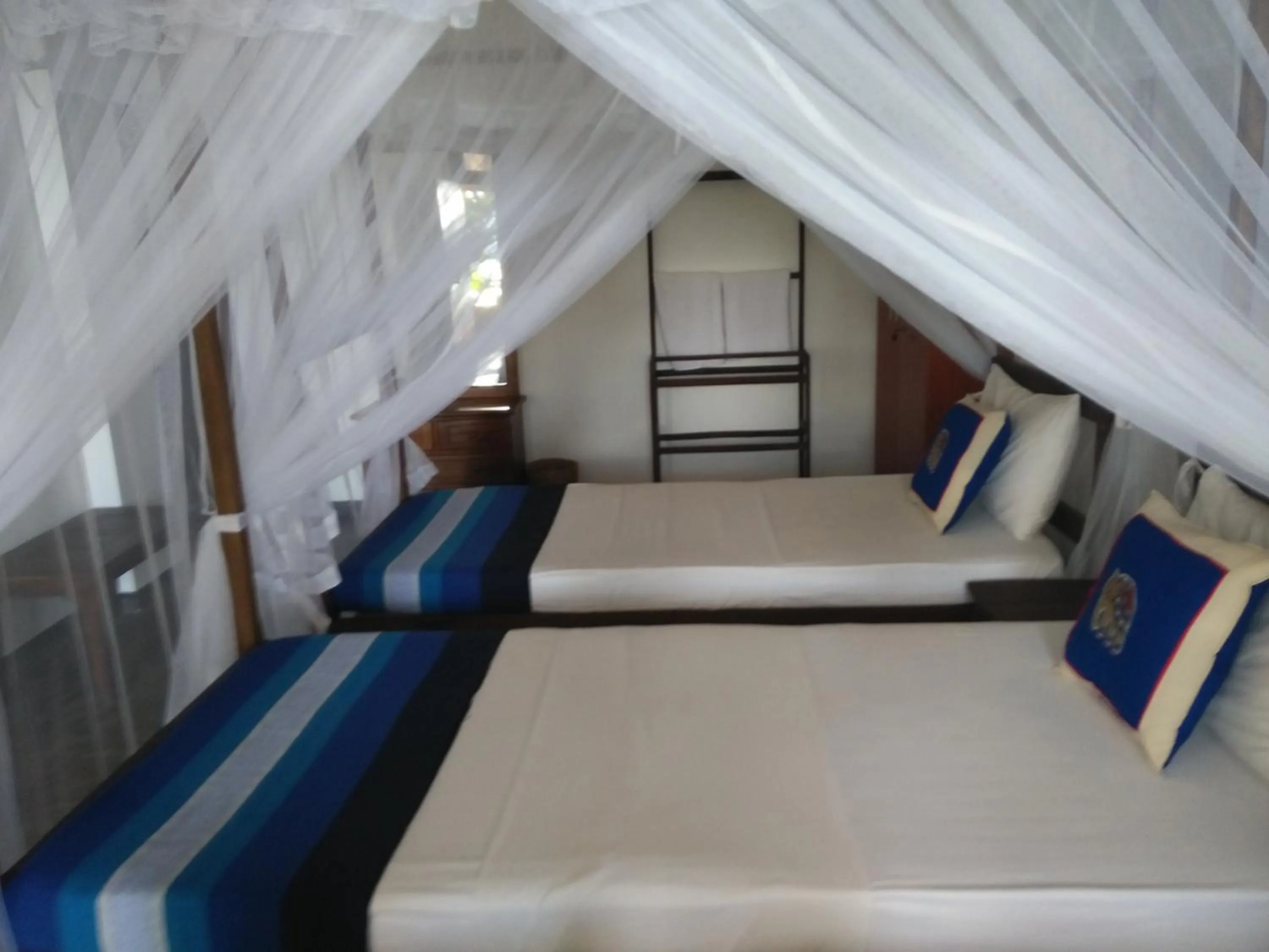 Bed in Asiri Yoga Retreat