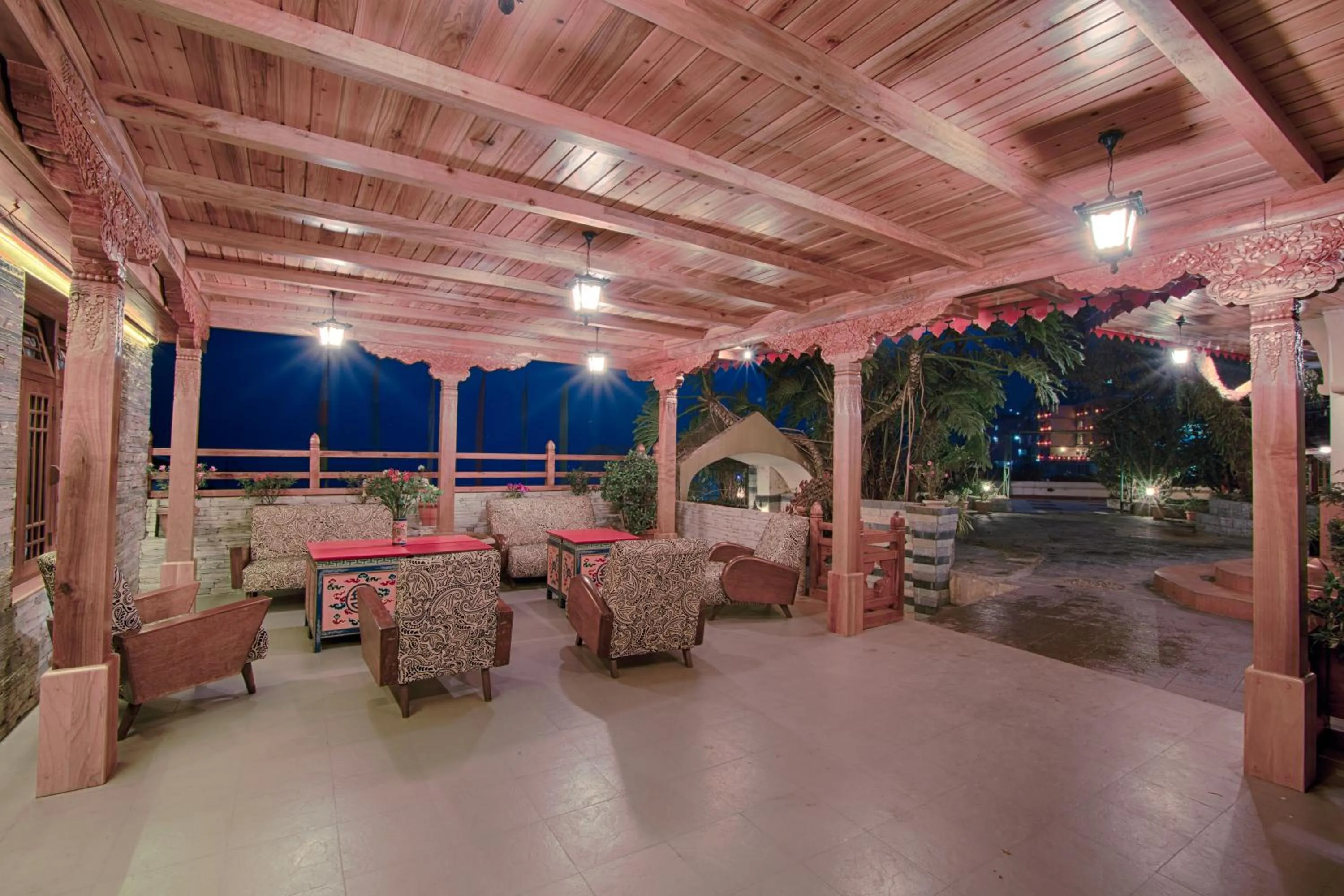 Patio in Netuk House a heritage boutique stay