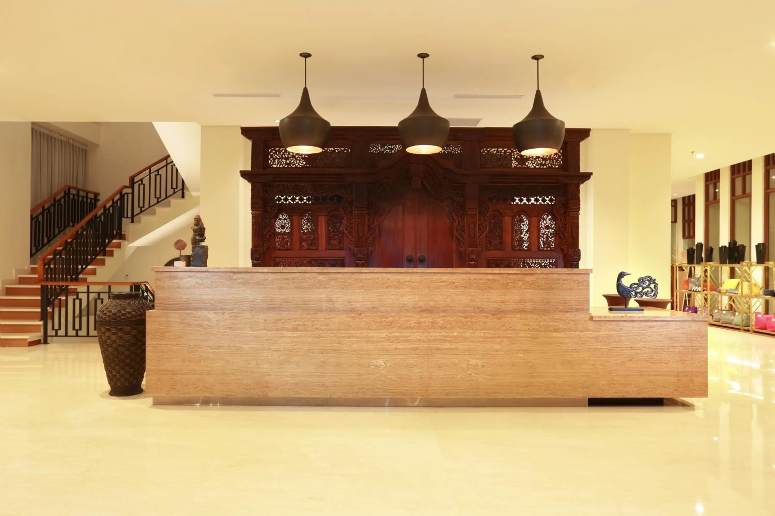 Lobby or reception in Wimarion Hotel Semarang