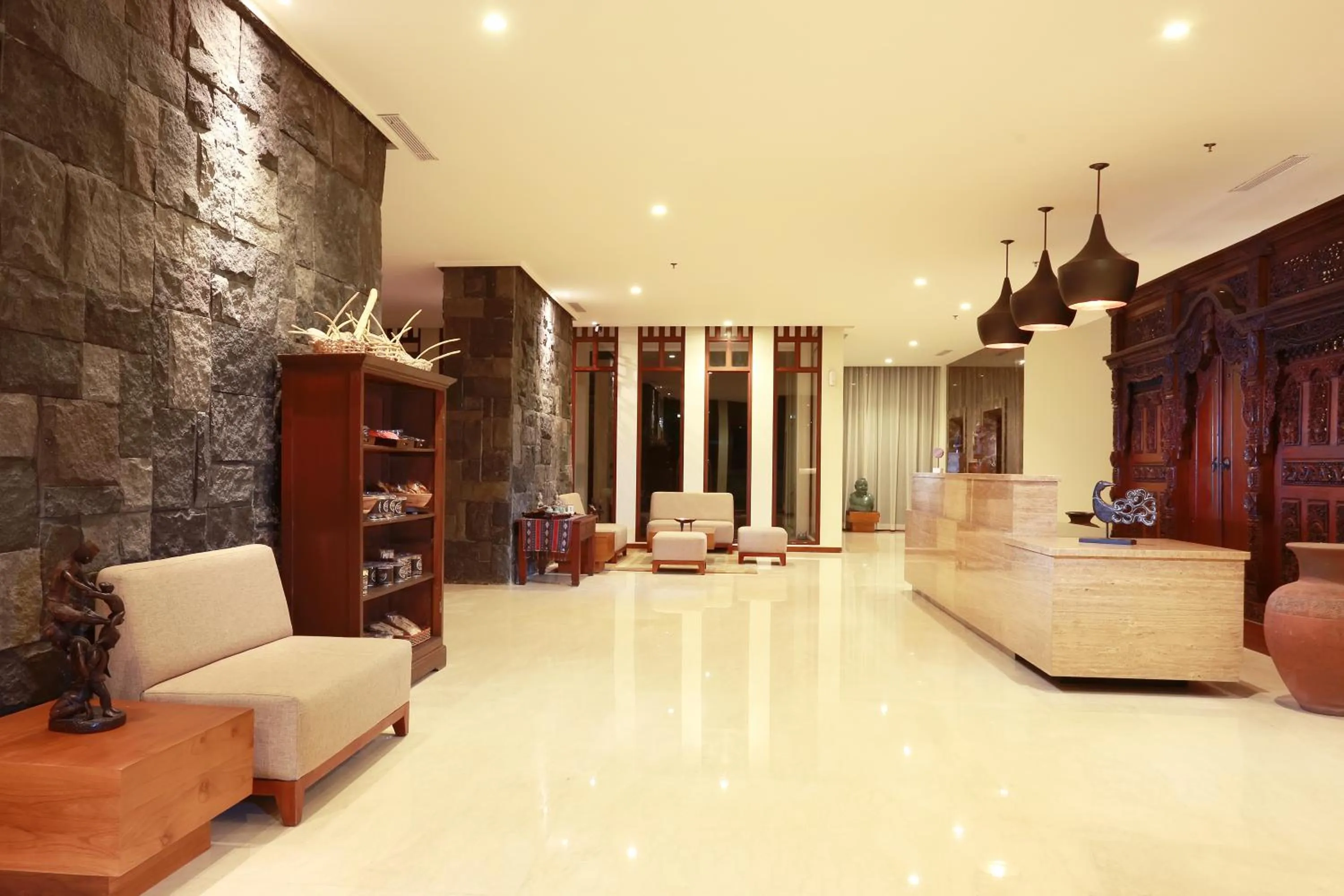Lobby or reception in Wimarion Hotel Semarang