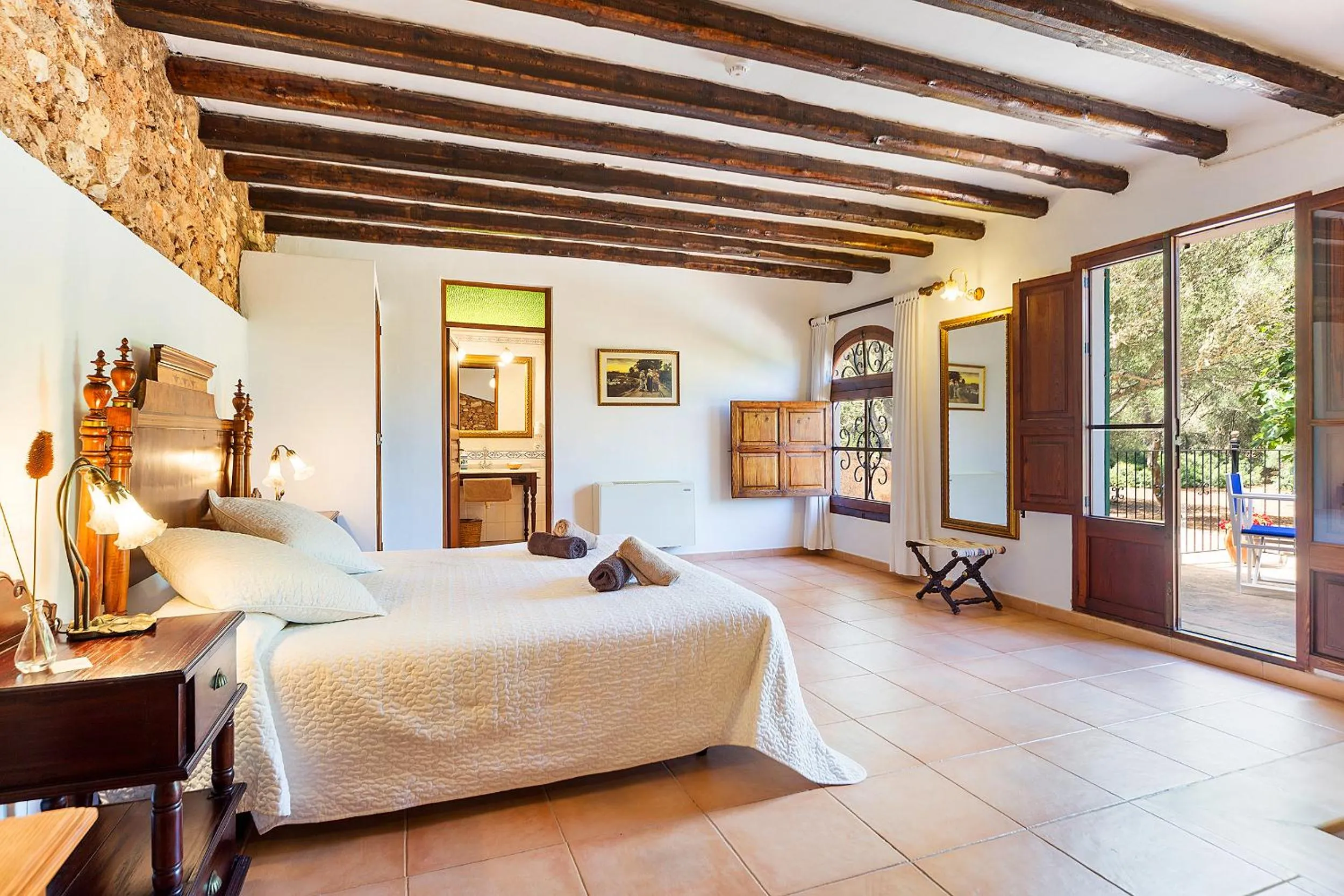 Bedroom, Bed in Agroturisme Ca'n Gaia
