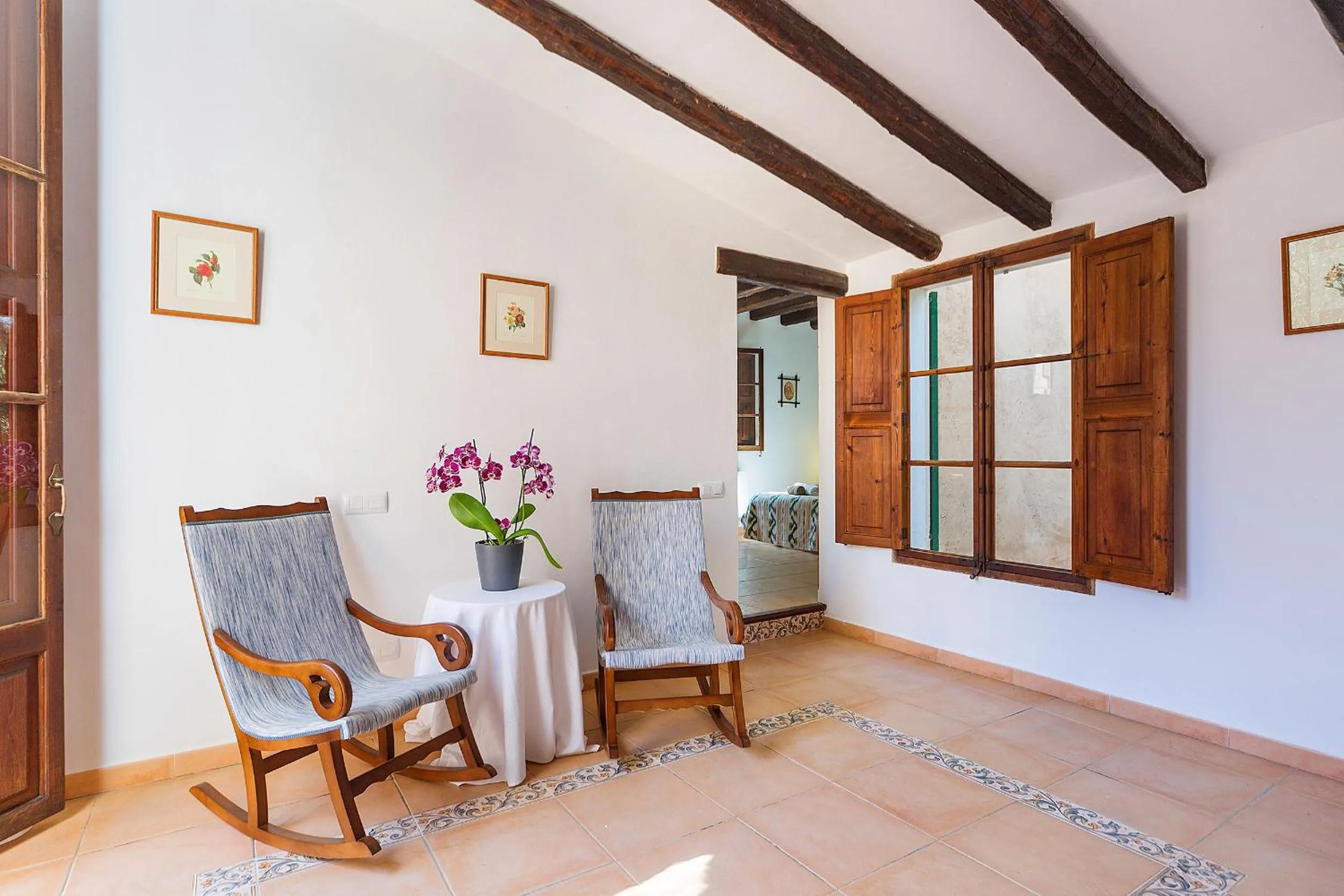 Seating area in Agroturisme Ca'n Gaia