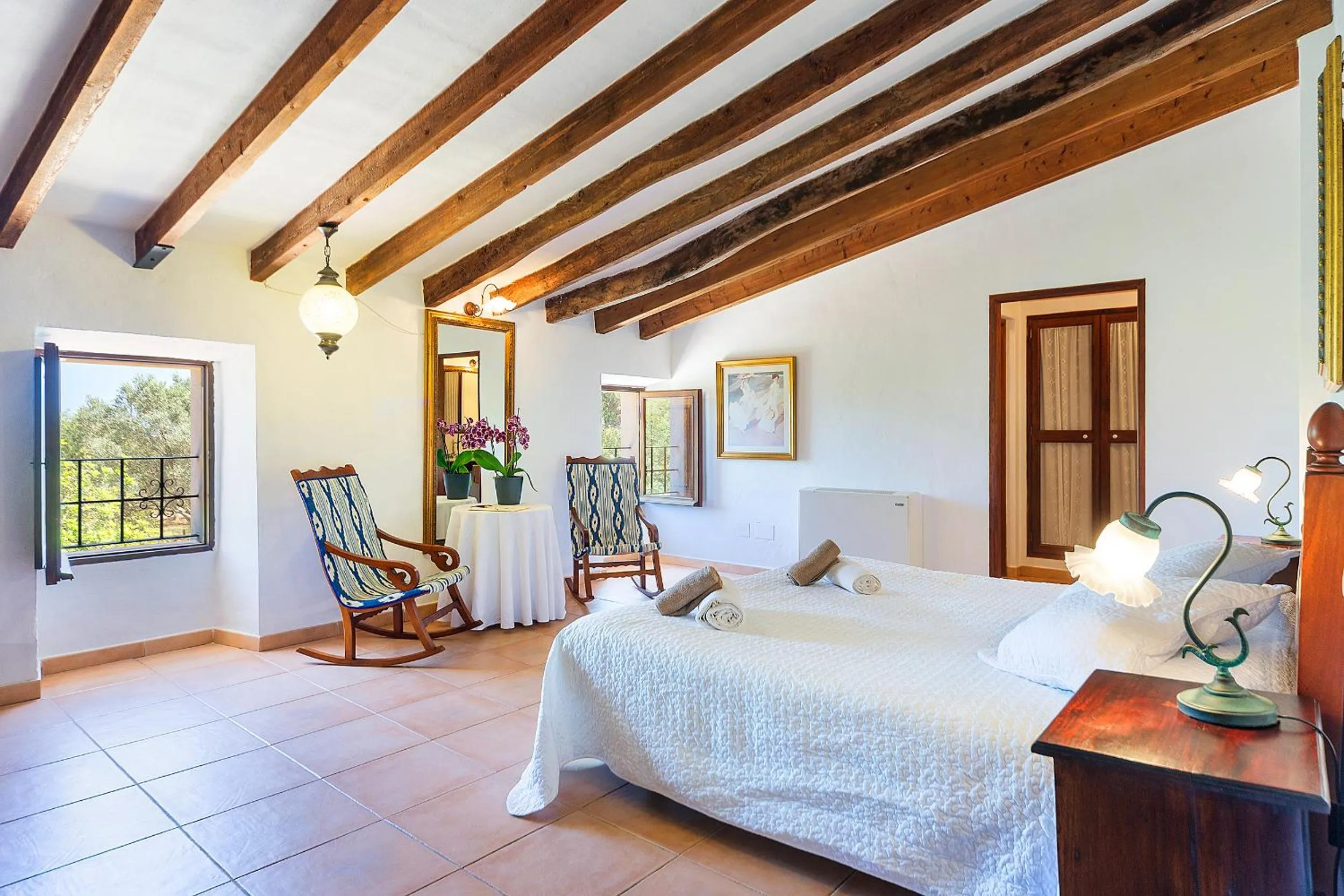 Bedroom, Bed in Agroturisme Ca'n Gaia