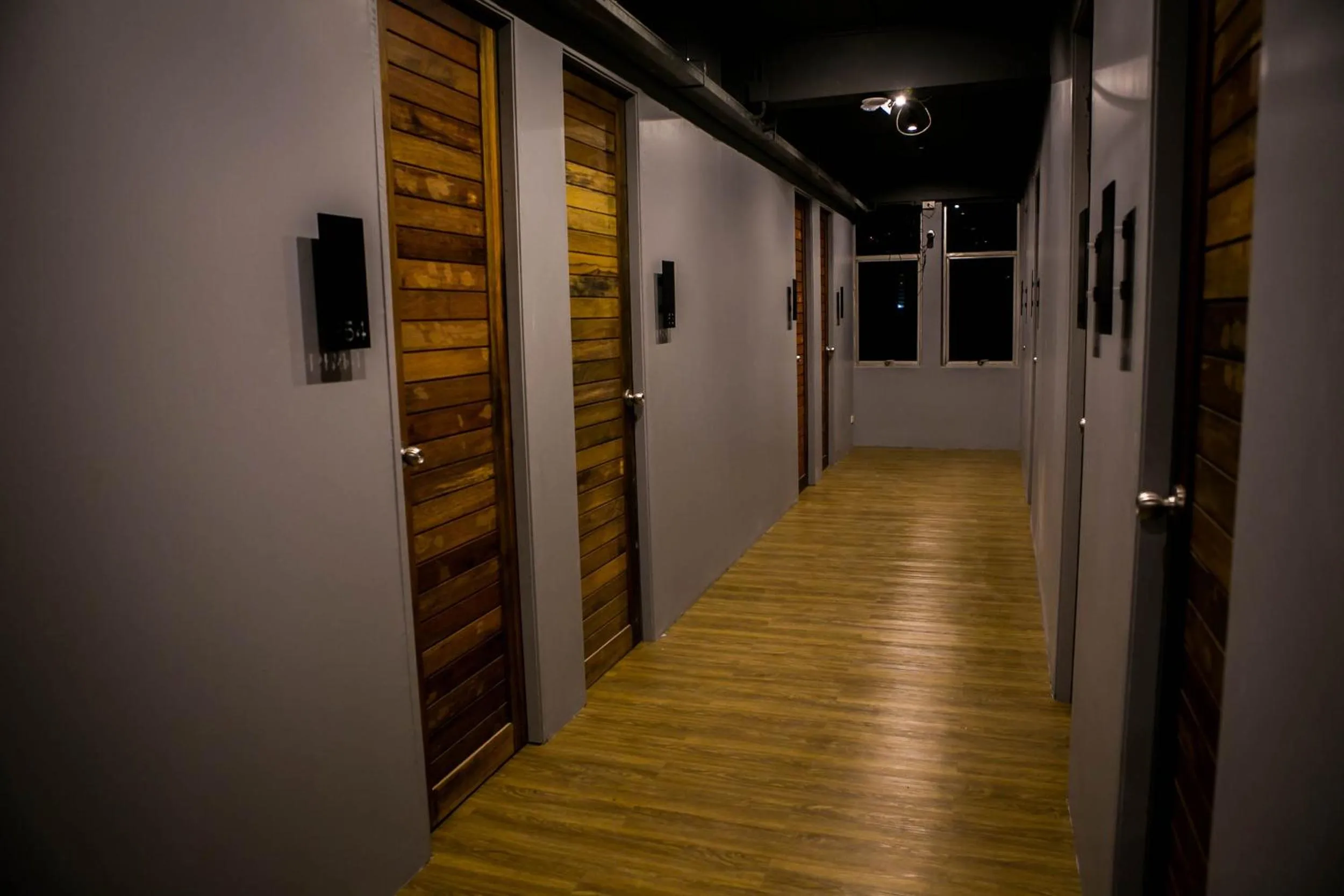 Property building in Silom Space Hostel