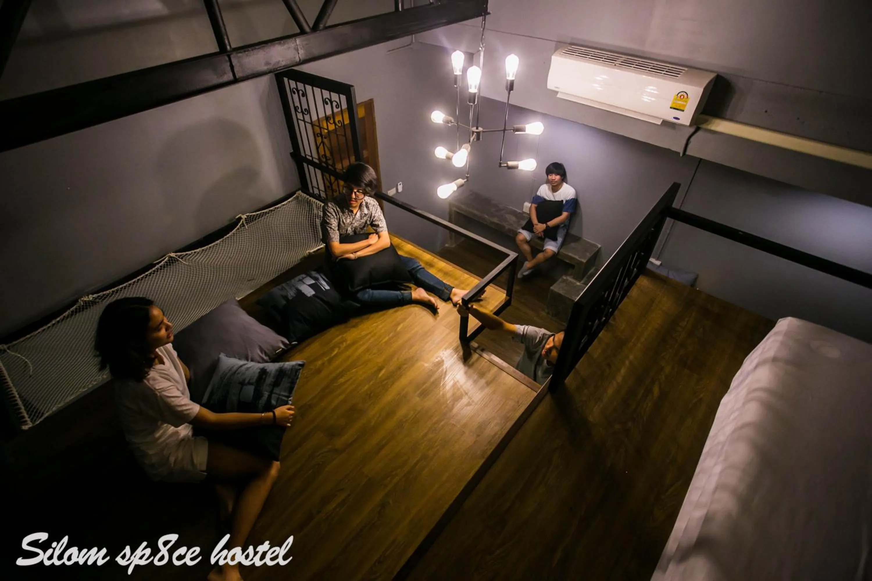 Bedroom in Silom Space Hostel