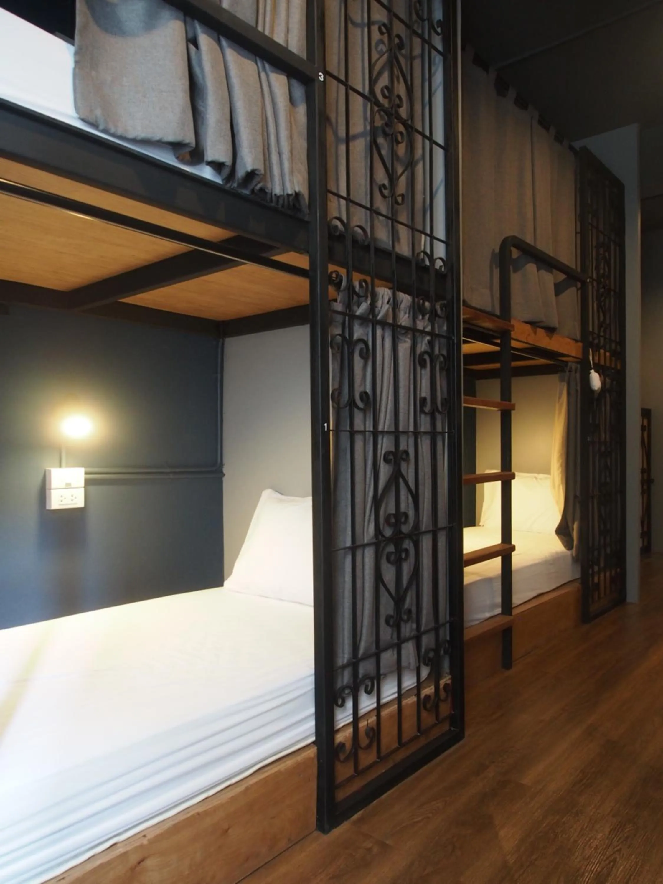 bunk bed, Bed in Silom Space Hostel