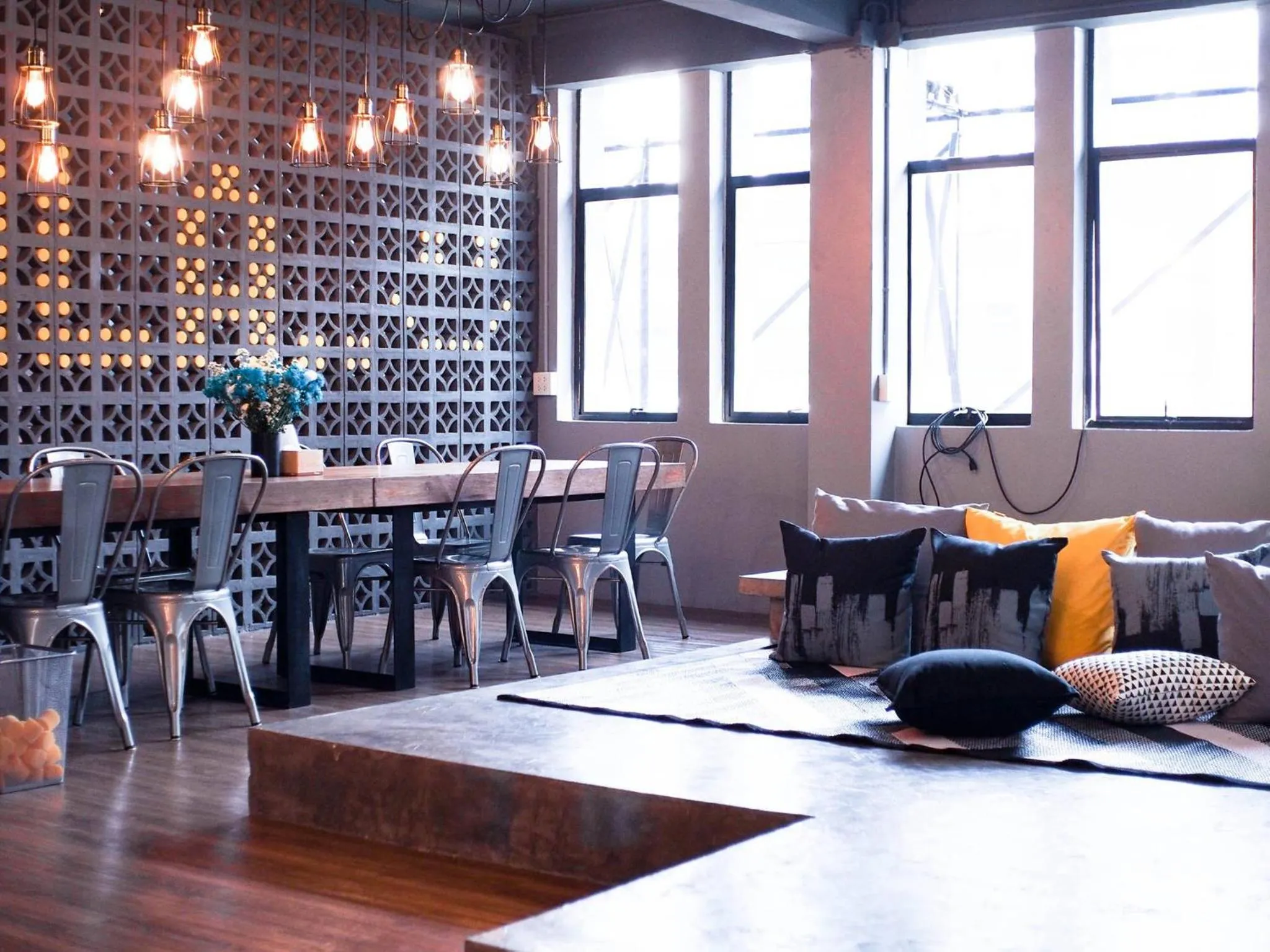 Lobby or reception in Silom Space Hostel