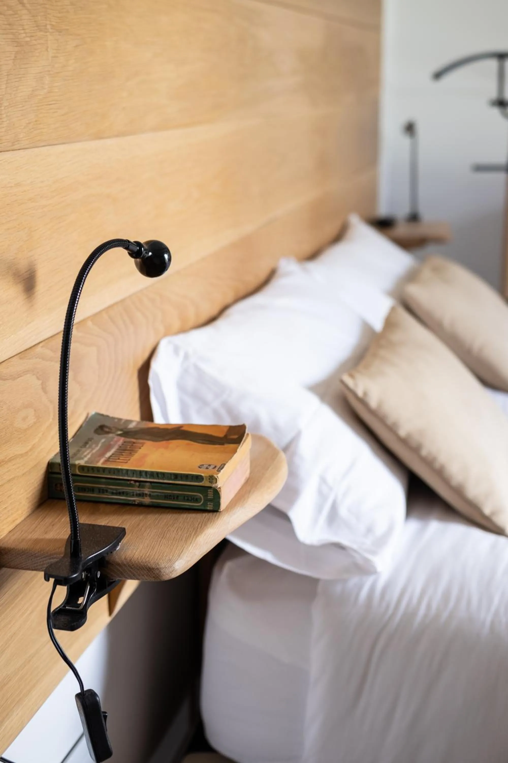 Decorative detail, Bed in Barracart Apartments