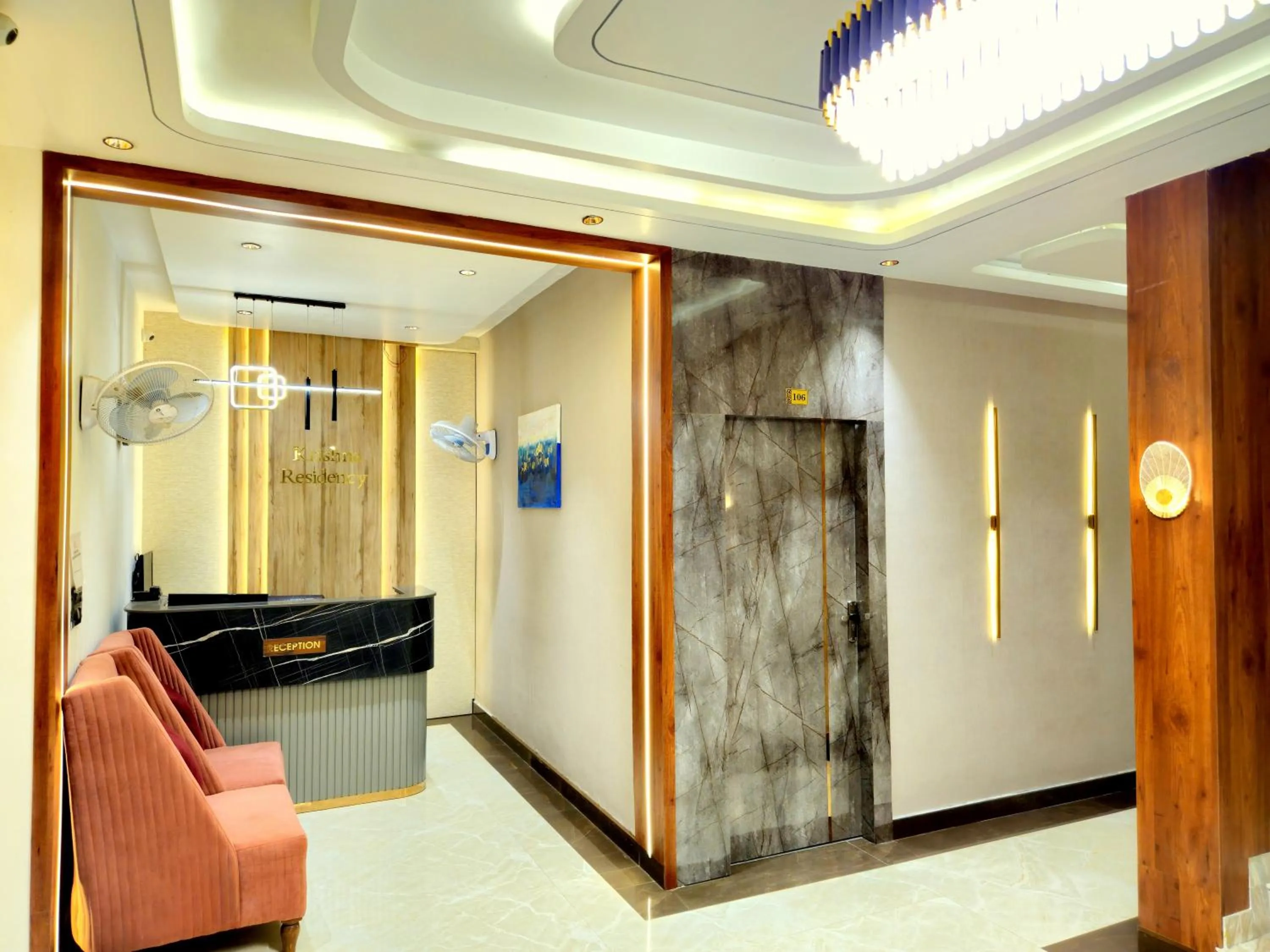 Lobby or reception in Krishna Residency - A Boutique Hotel