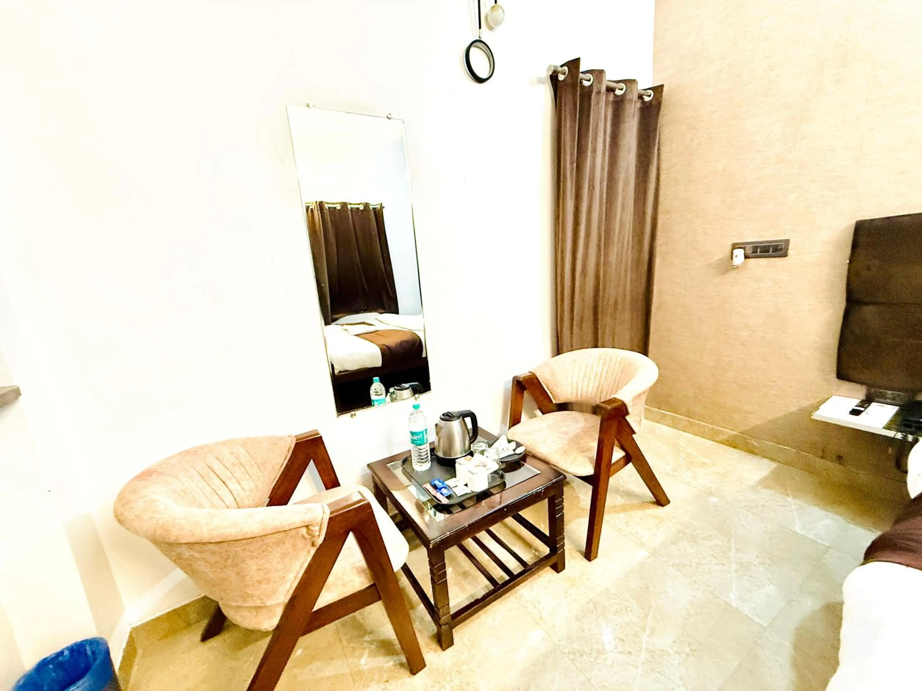 Seating area in Krishna Residency - A Boutique Hotel