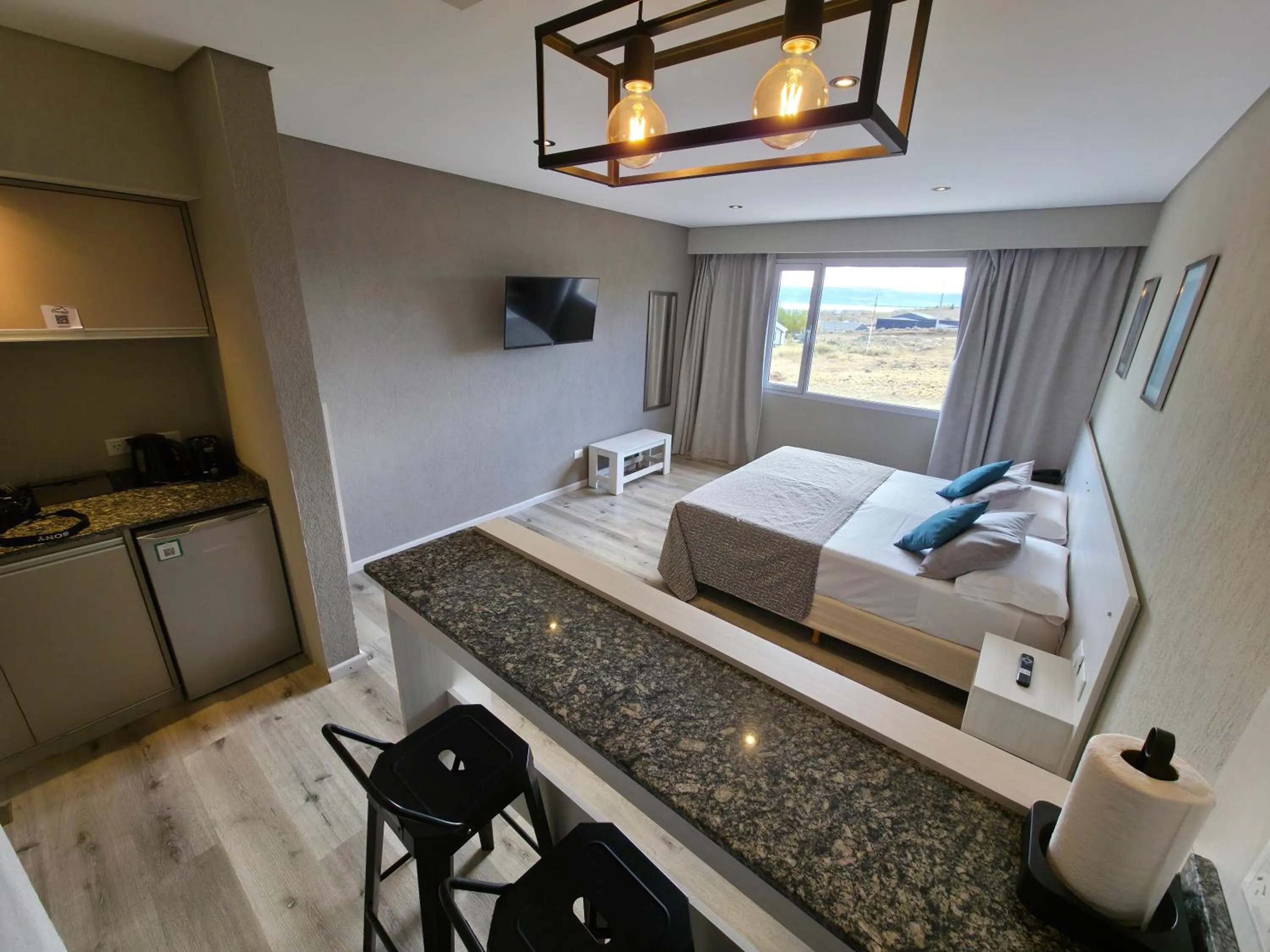 Bed in Tierra Tehuelche Hostería y Aparts