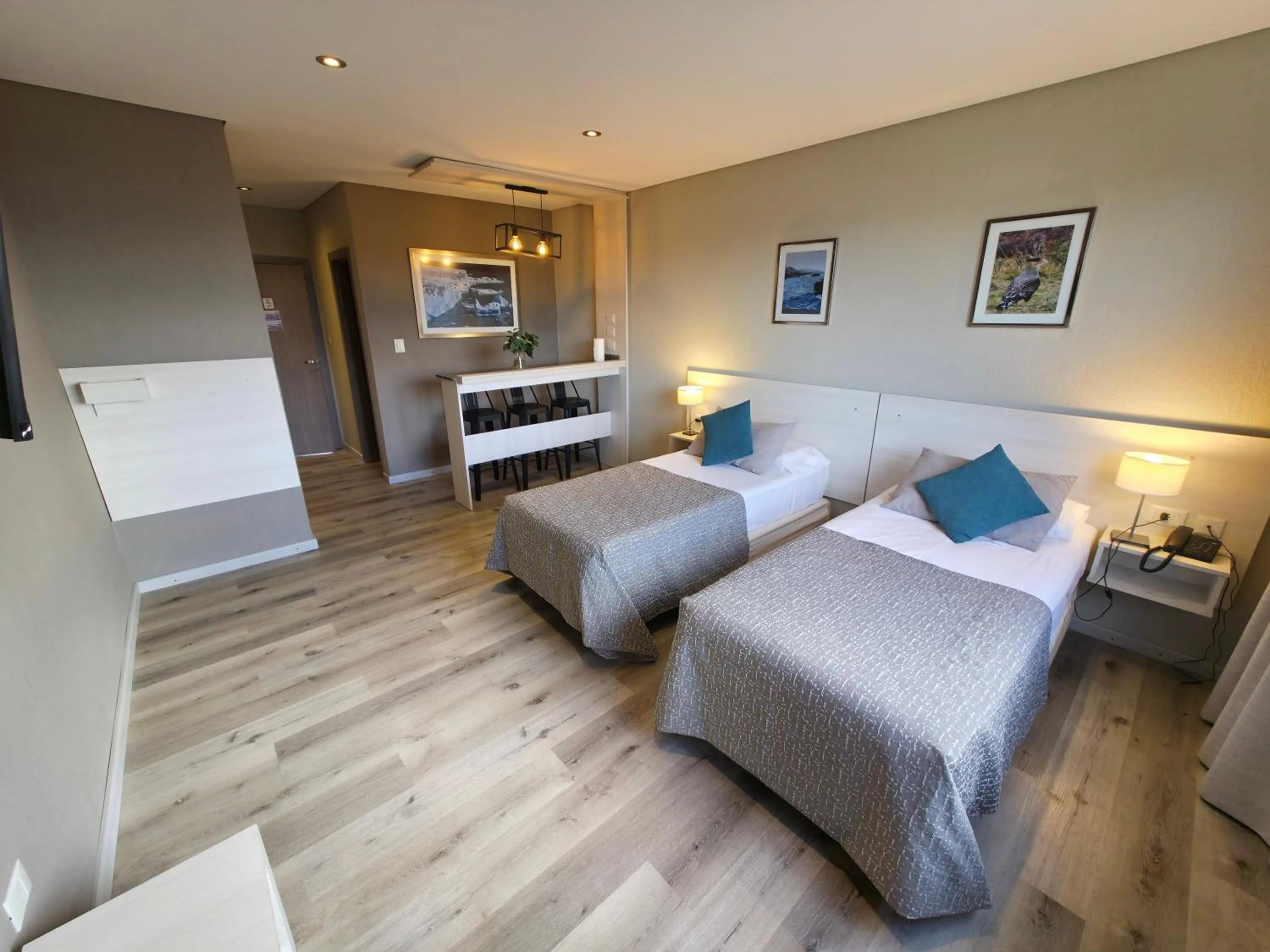 Bed in Tierra Tehuelche Hostería y Aparts