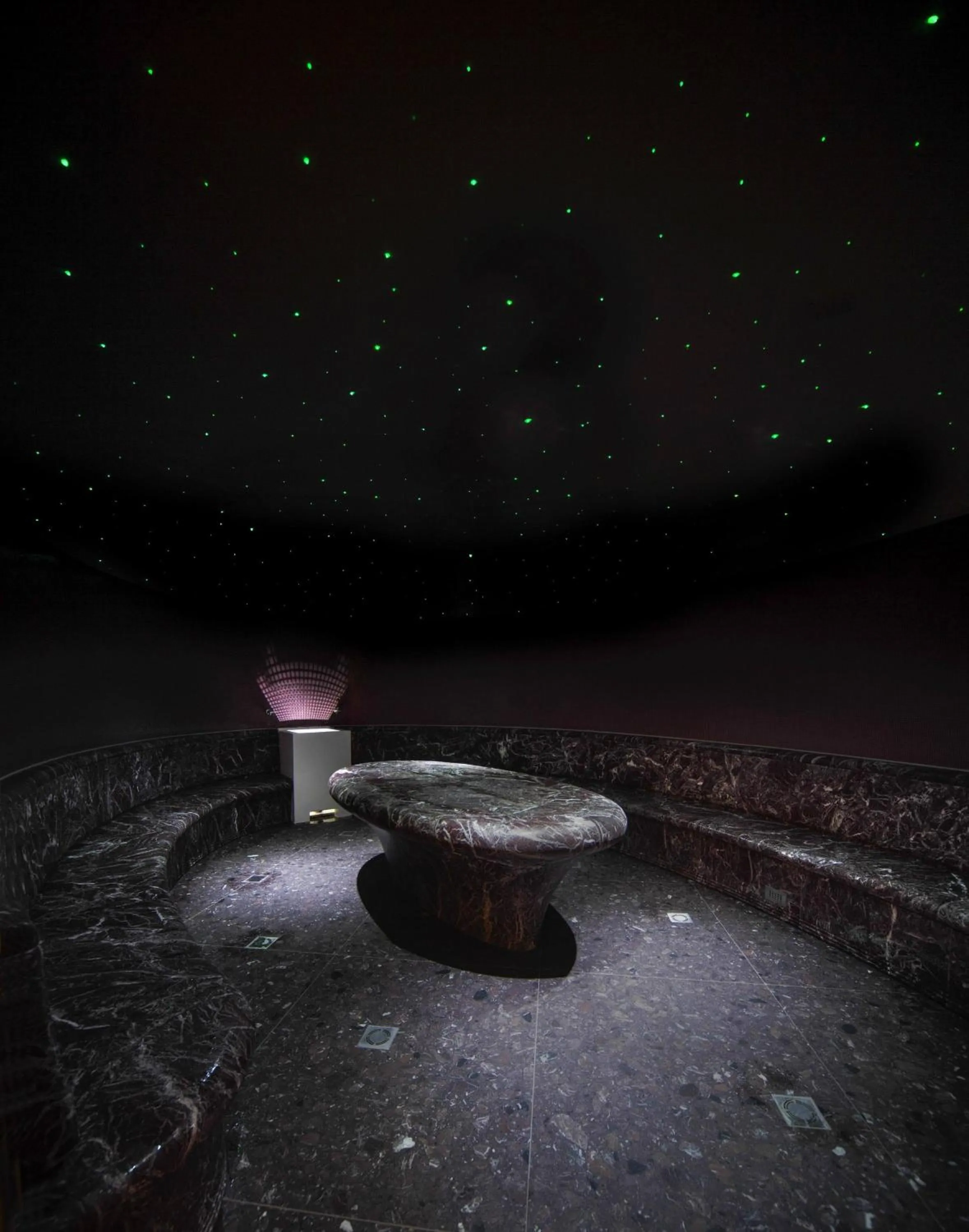 Steam room in Hotel Bellevue