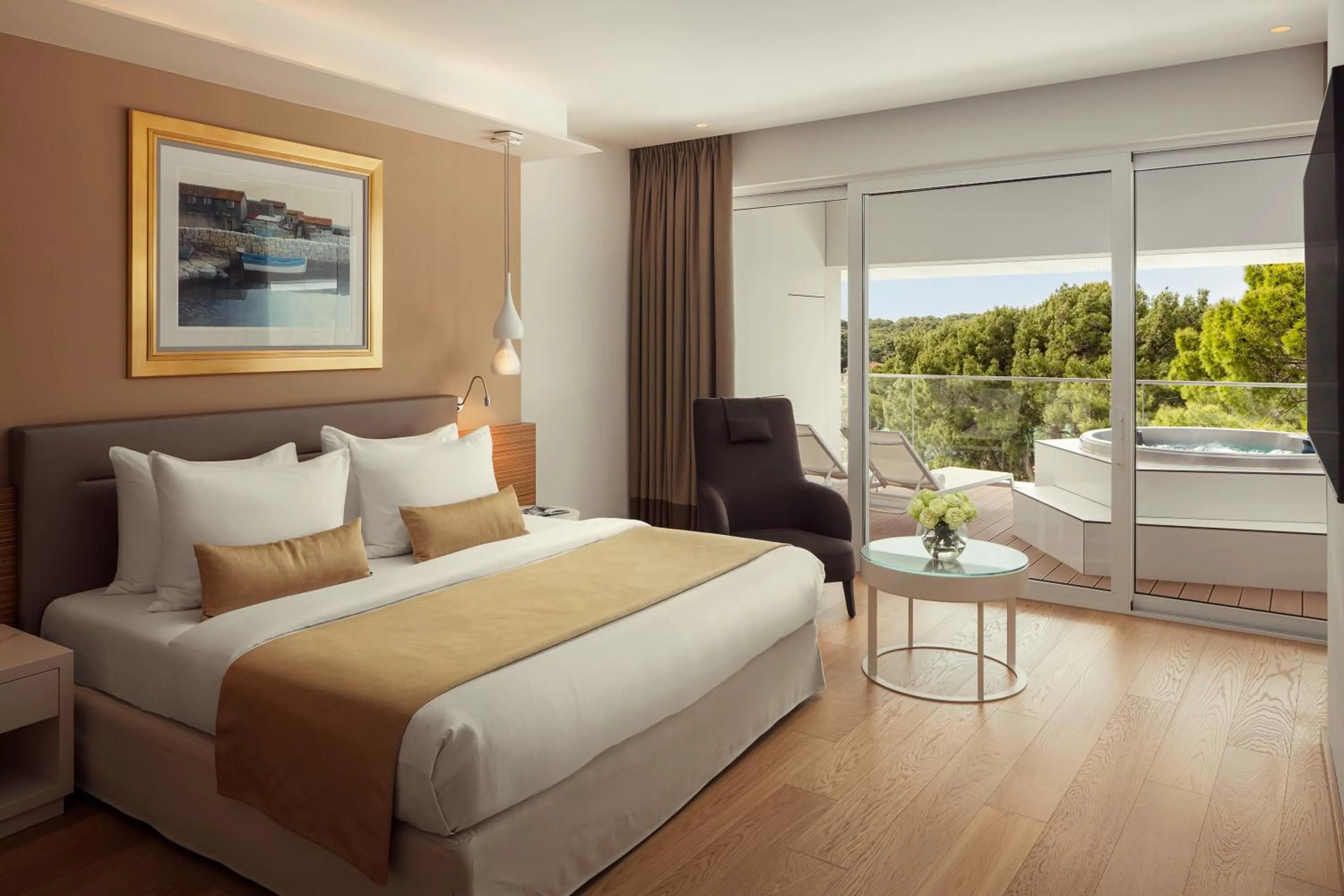 Bed in Hotel Bellevue