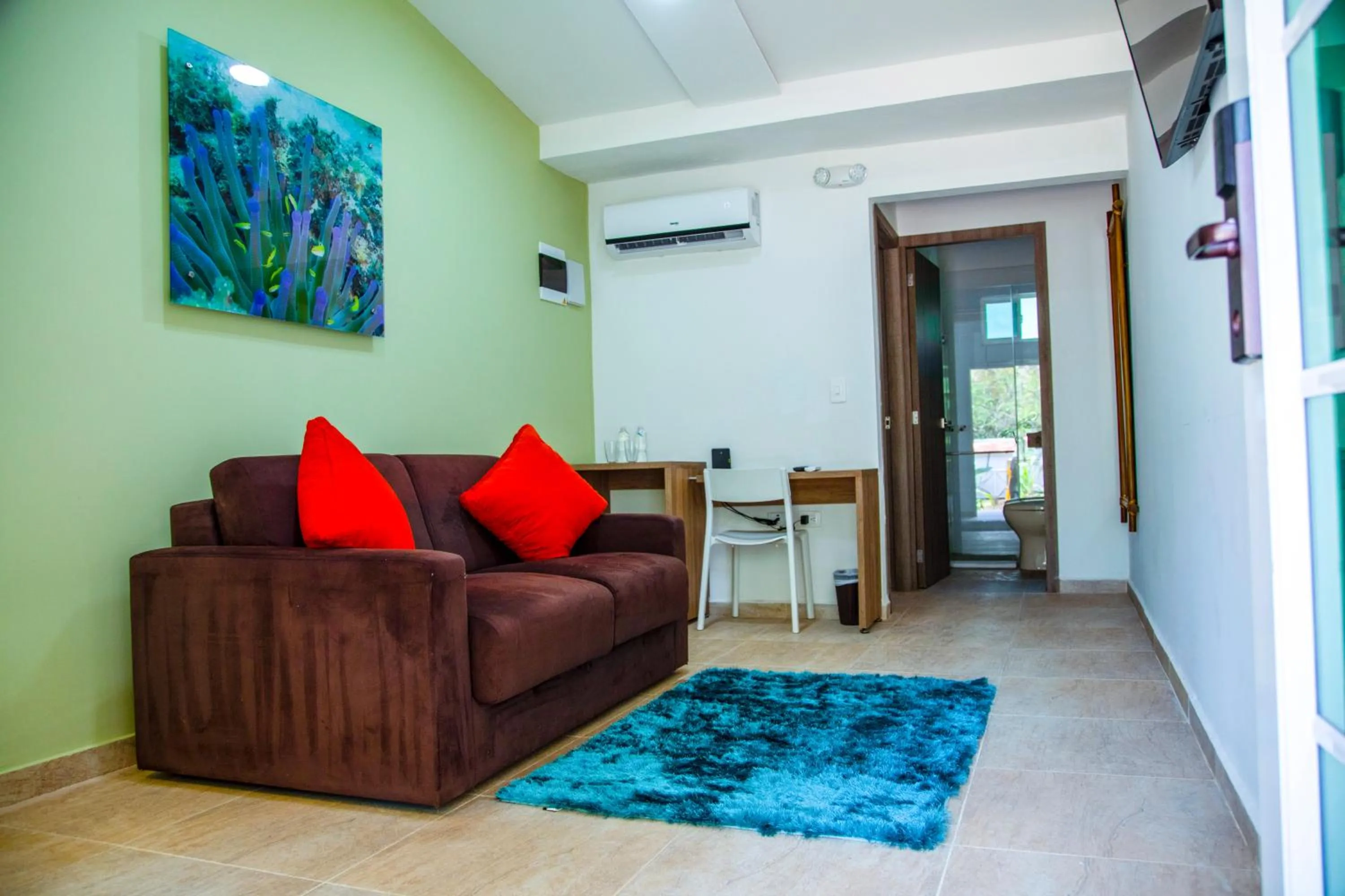 Living room in Solare SAI Ecohotel