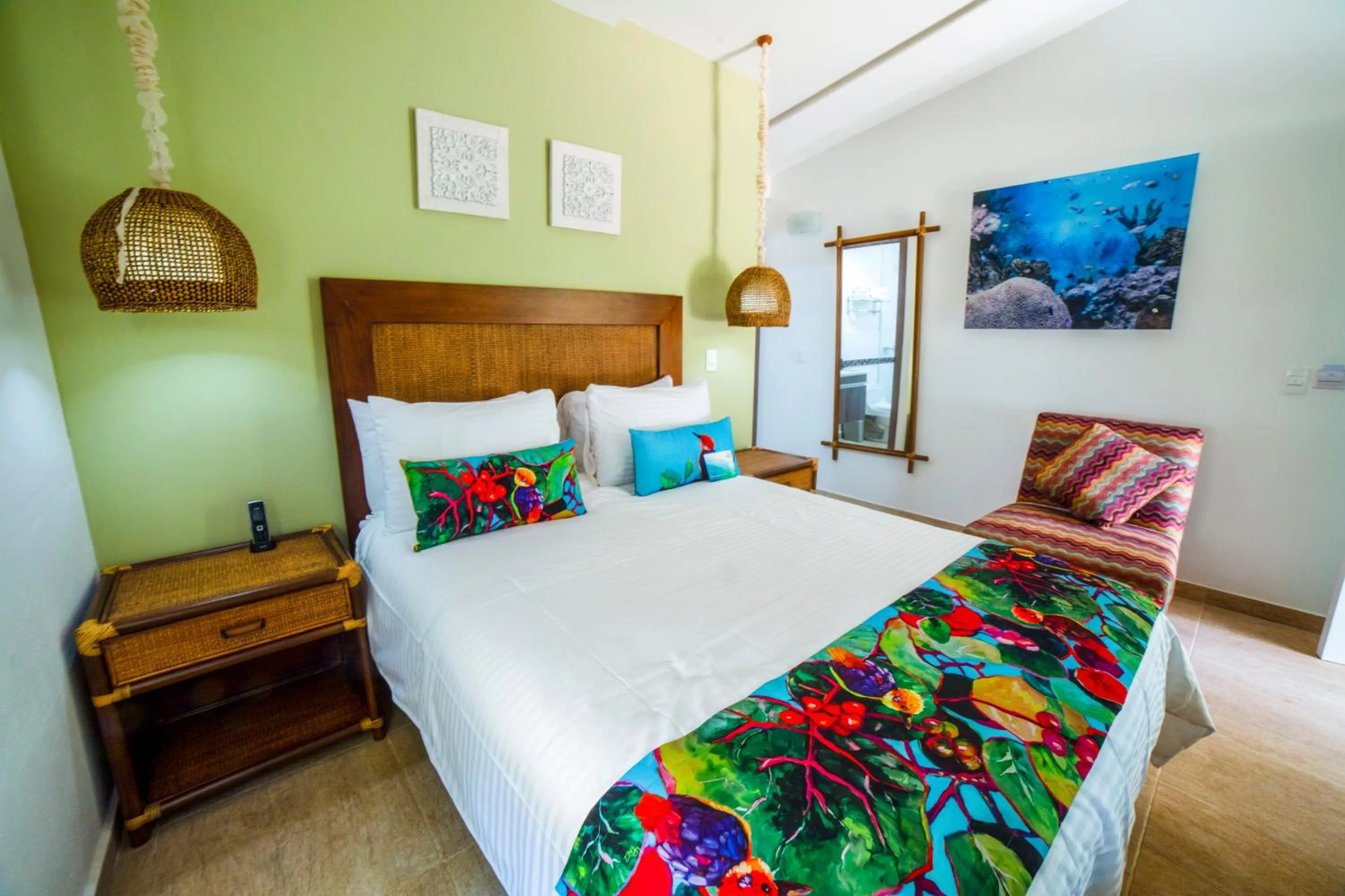 Bed in Solare SAI Ecohotel